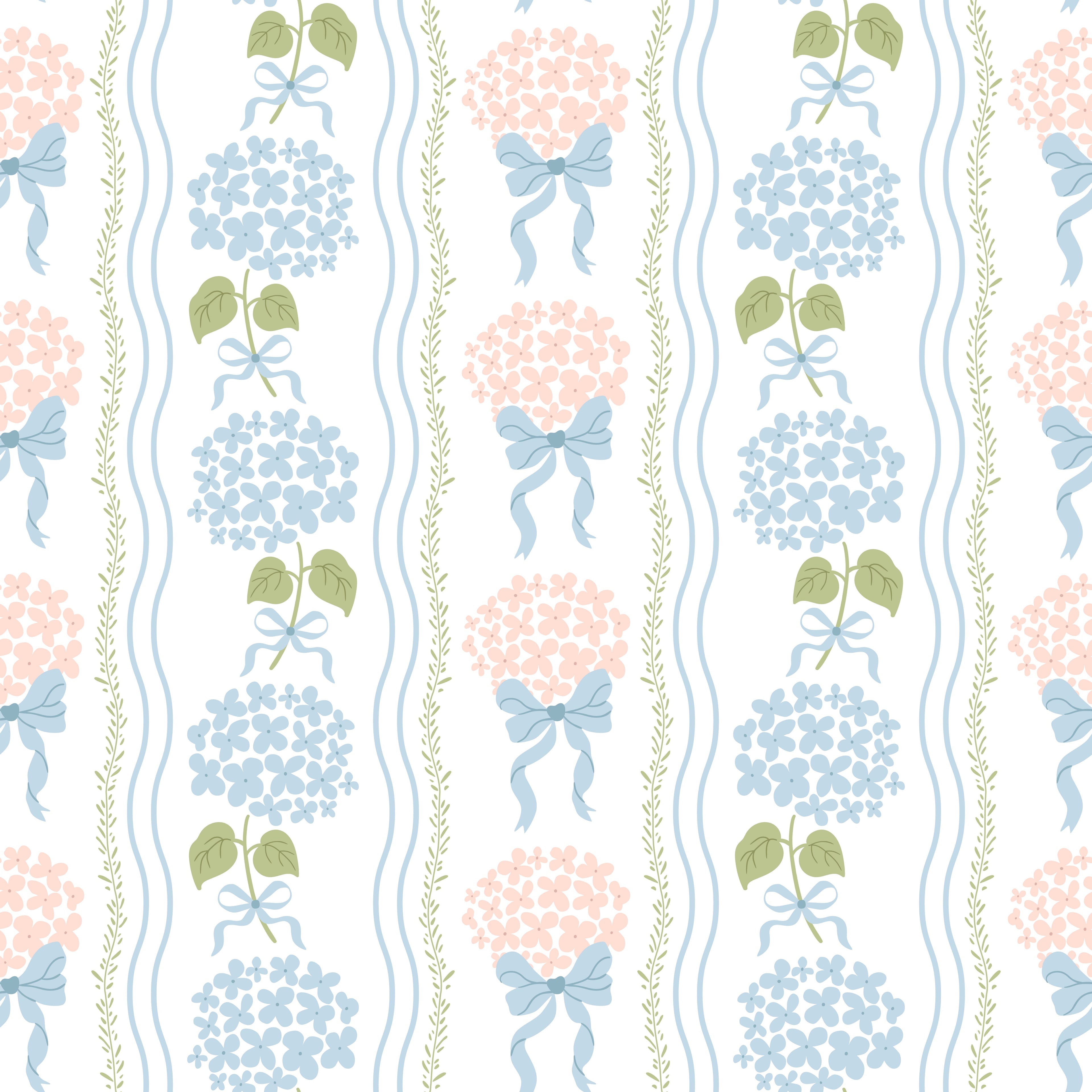 The Hydrangea & Heritage Stripe Collection