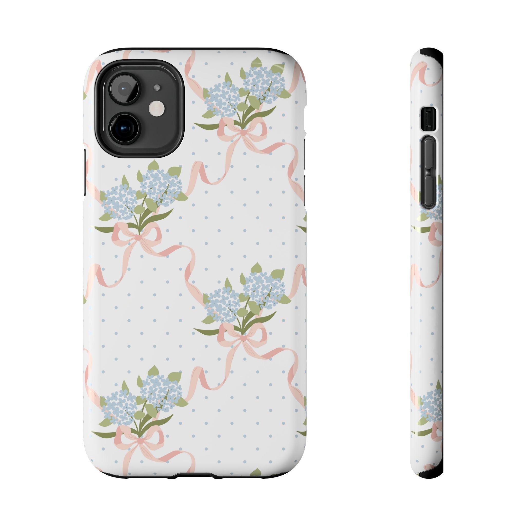 The Dot & Trellis Print — Tough iPhone Case