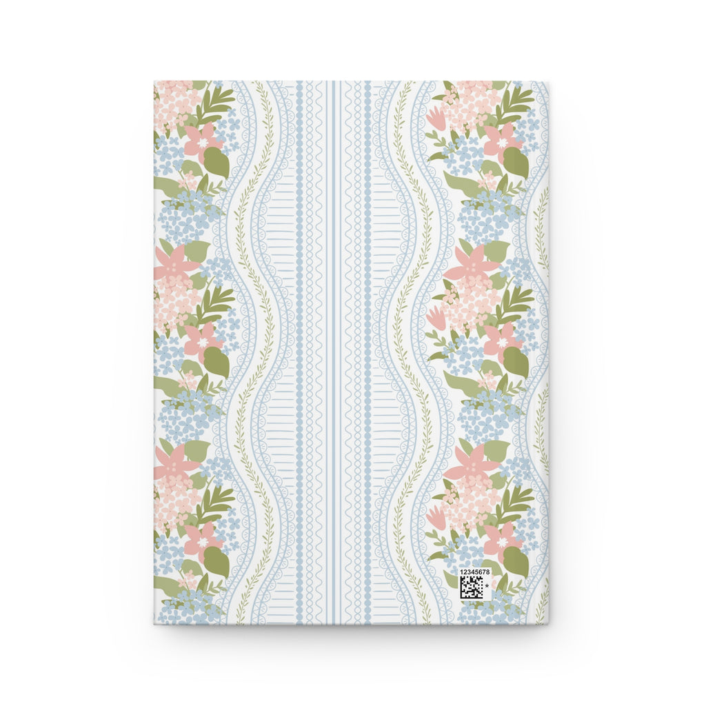 The Beatrice Botanical Stripe — Hardcover Matte Journal