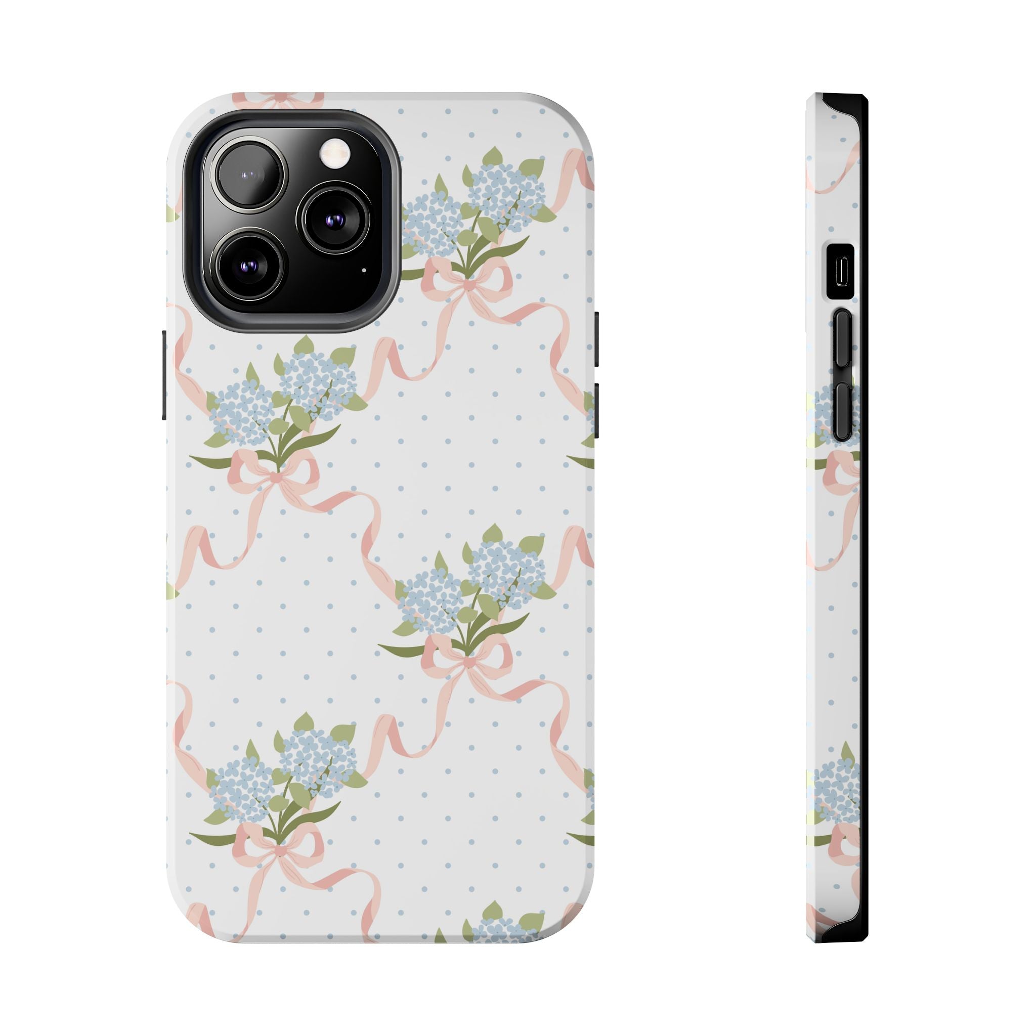 The Dot & Trellis Print — Tough iPhone Case