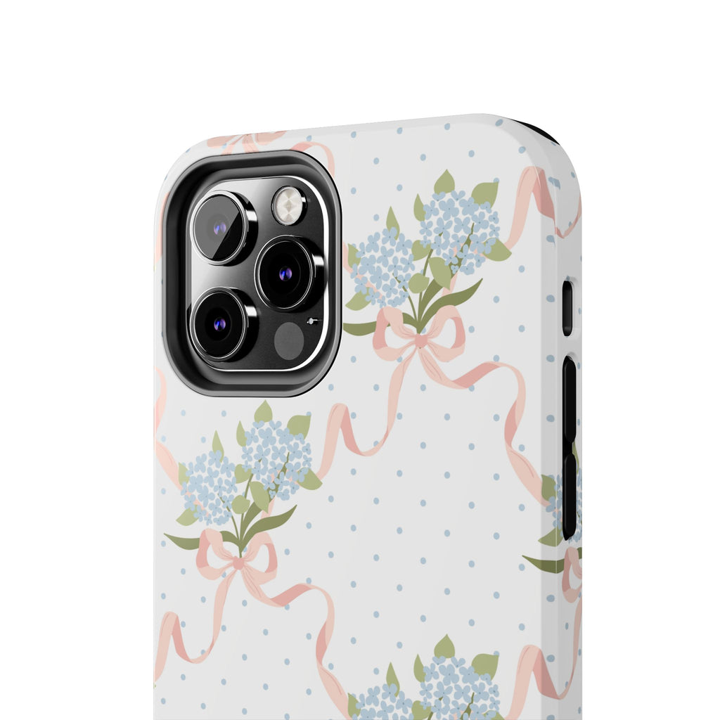 The Dot & Trellis Print — Tough iPhone Case