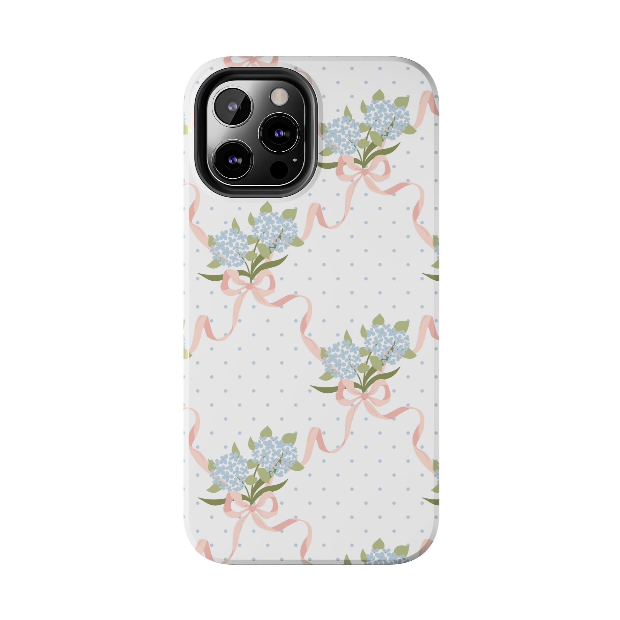 The Dot & Trellis Print — Tough iPhone Case