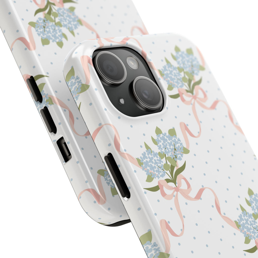 The Dot & Trellis Print — Tough iPhone Case