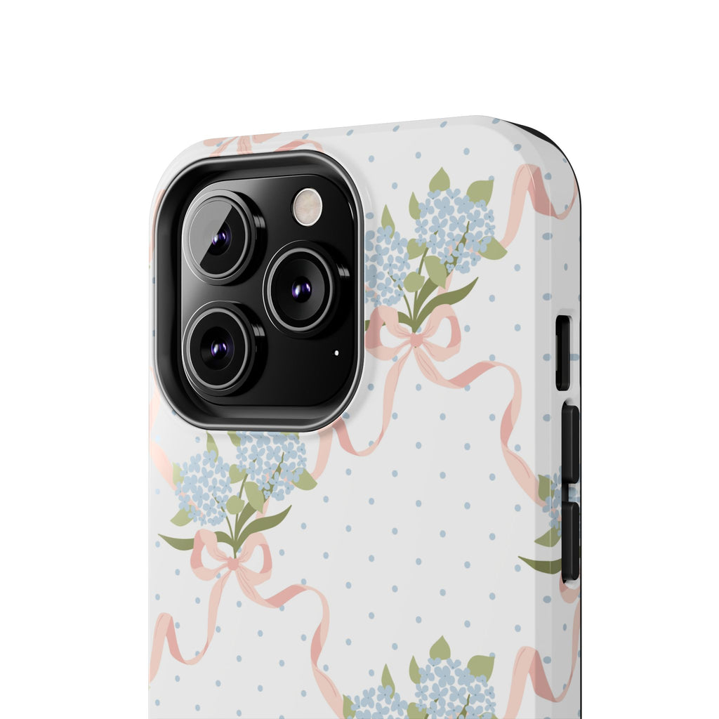 The Dot & Trellis Print — Tough iPhone Case