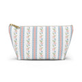 The Charlotte Stripe Luxe Vanity Pouch