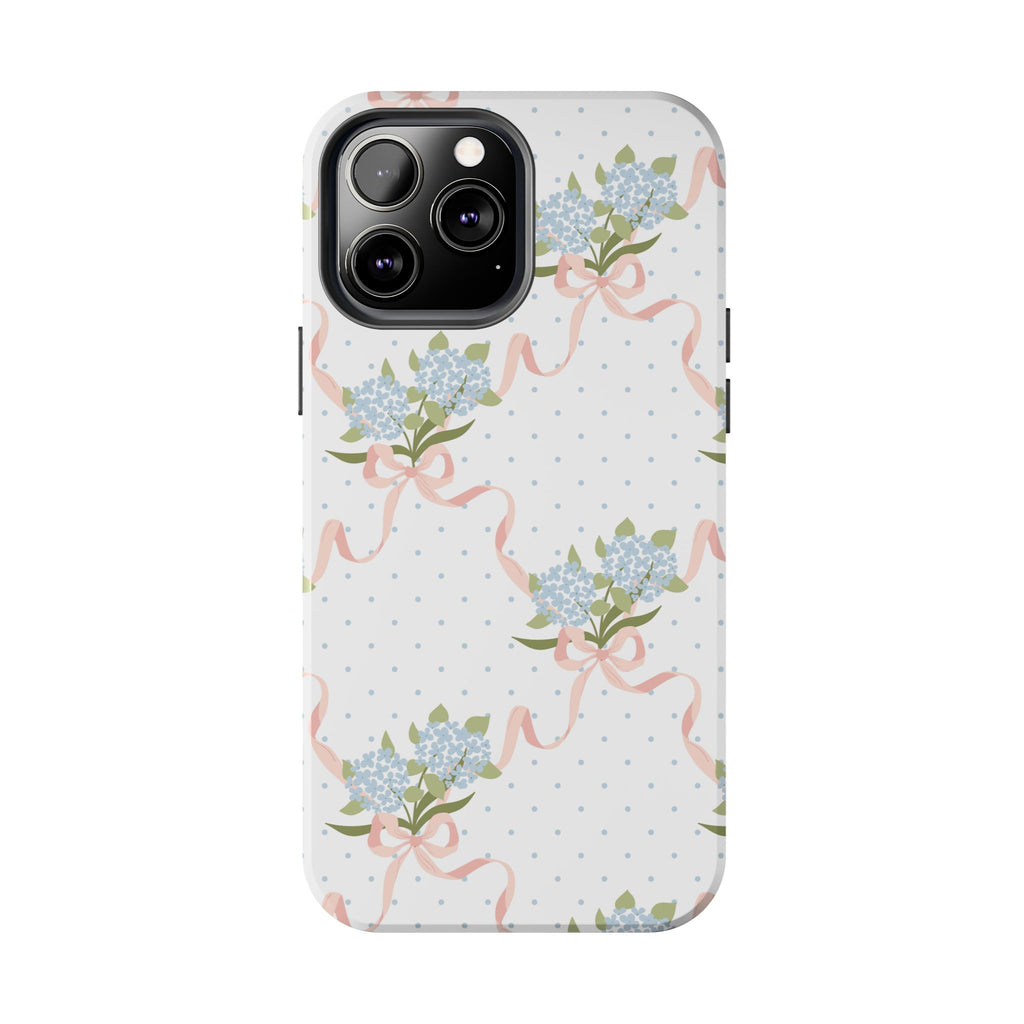 The Dot & Trellis Print — Tough iPhone Case