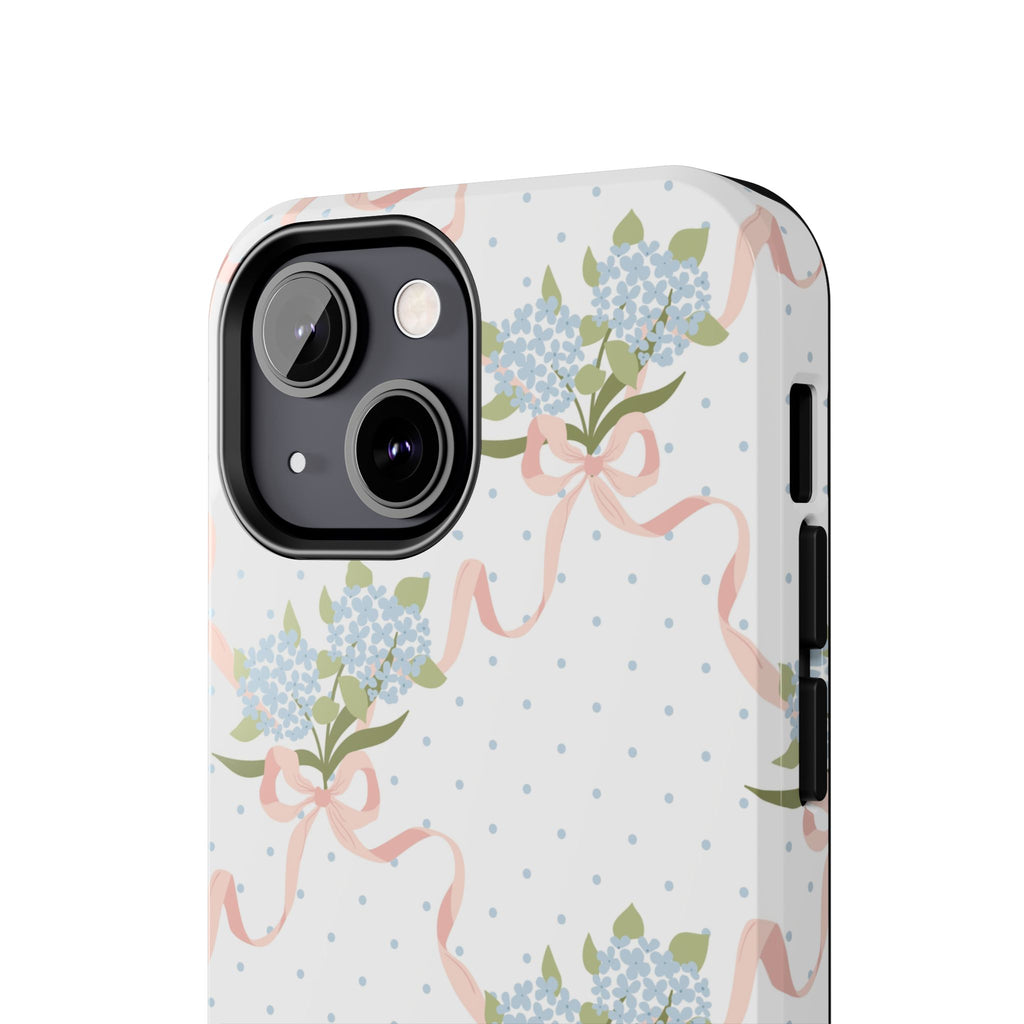 The Dot & Trellis Print — Tough iPhone Case