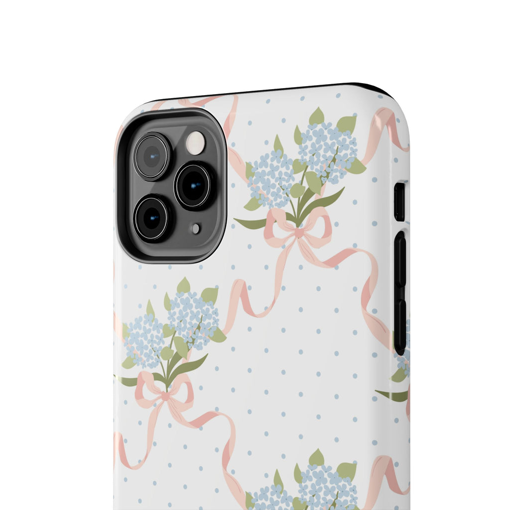 The Dot & Trellis Print — Tough iPhone Case