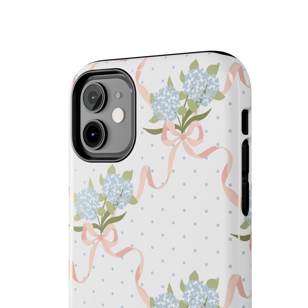 The Dot & Trellis Print — Tough iPhone Case