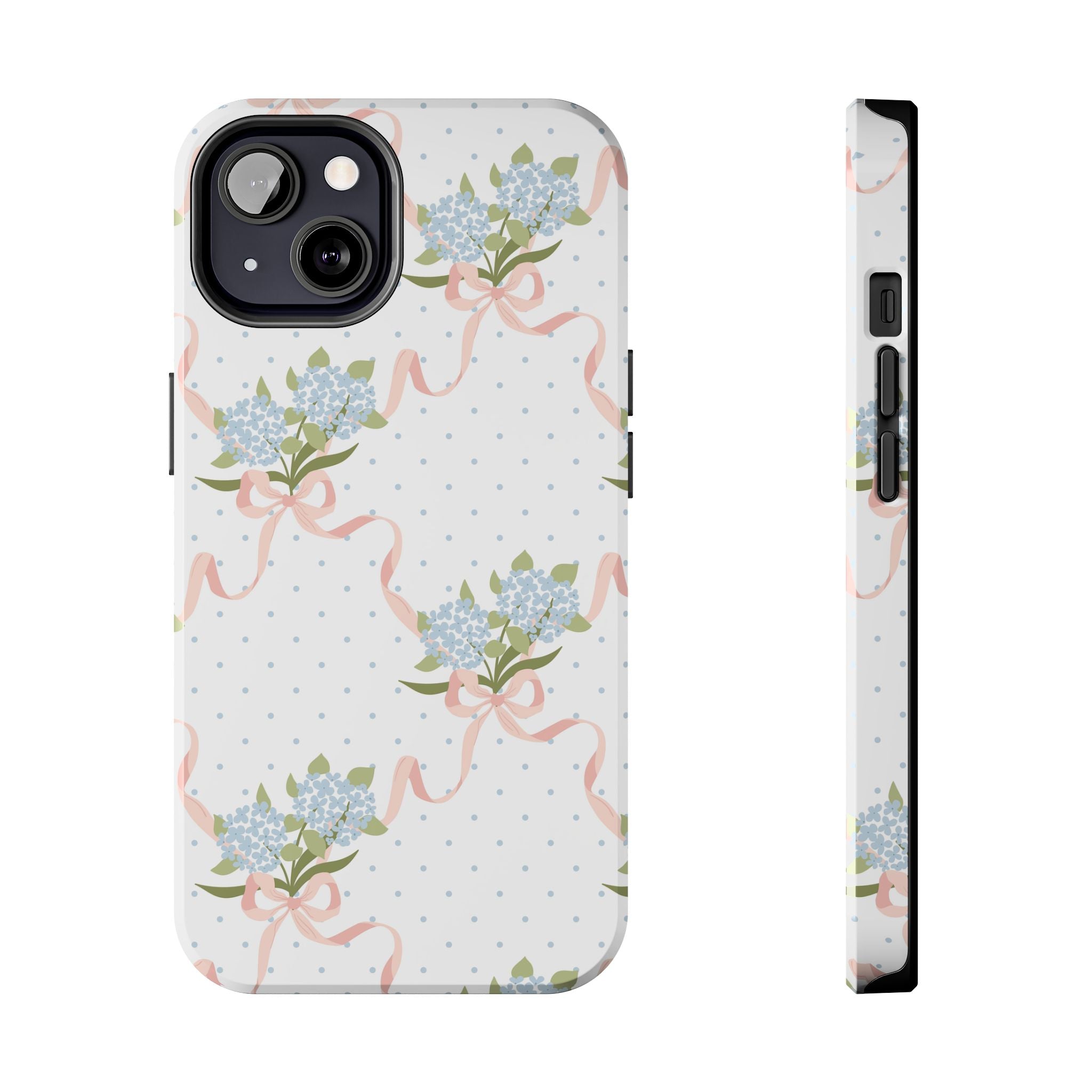 The Dot & Trellis Print — Tough iPhone Case