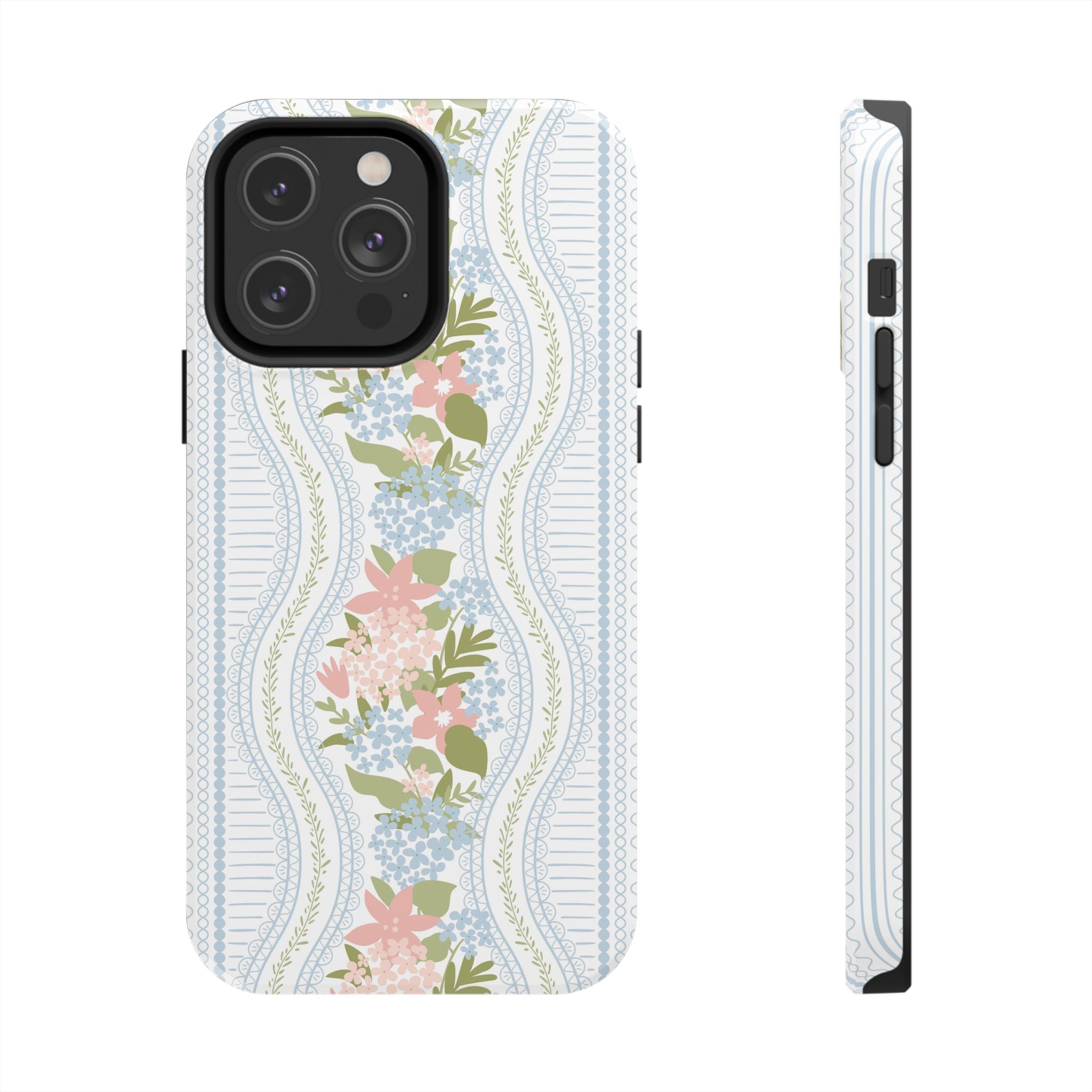 The Beatrice Botanical Stripe — Tough iPhone Case