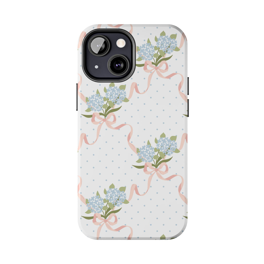 The Dot & Trellis Print — Tough iPhone Case