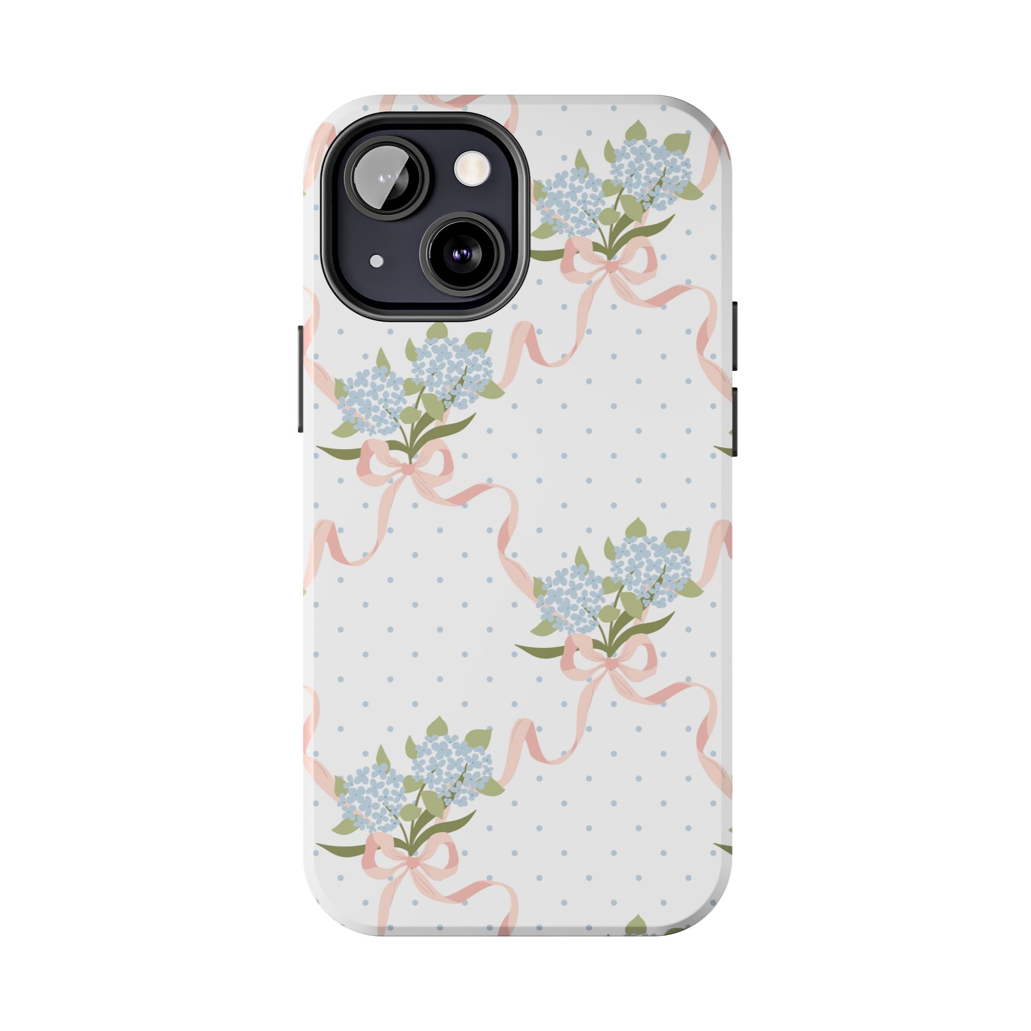 The Dot & Trellis Print — Tough iPhone Case