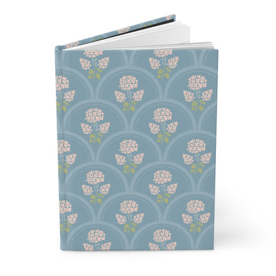 Josephine Scallop grandmillennial hardcover journal front - The Bow Archive