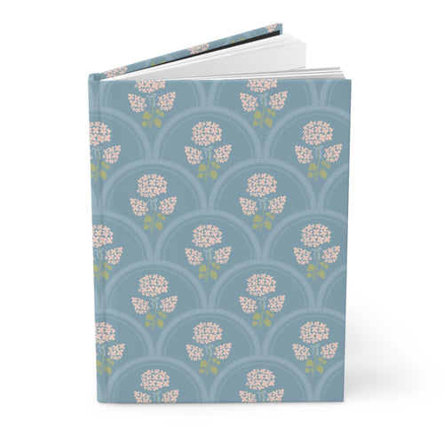 Josephine Scallop grandmillennial hardcover journal front - The Bow Archive