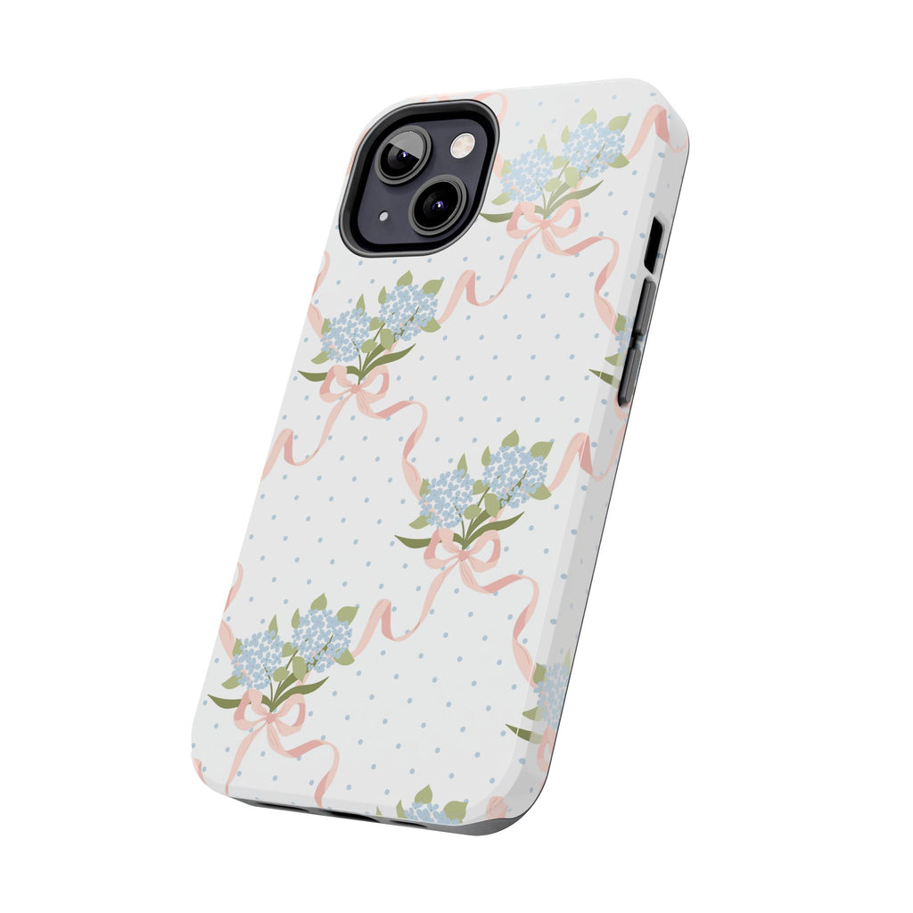 The Dot & Trellis Print — Tough iPhone Case