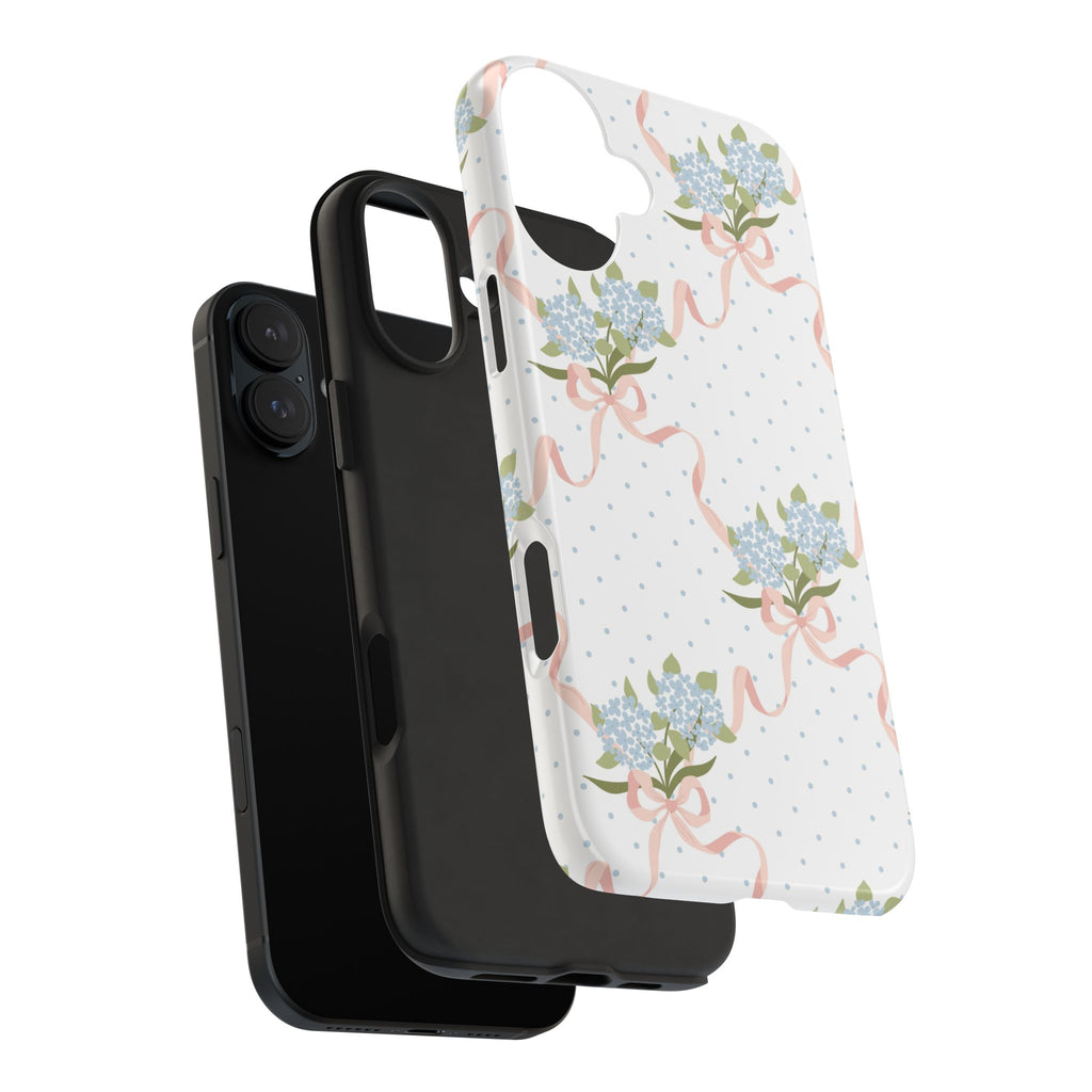 The Dot & Trellis Print — Tough iPhone Case