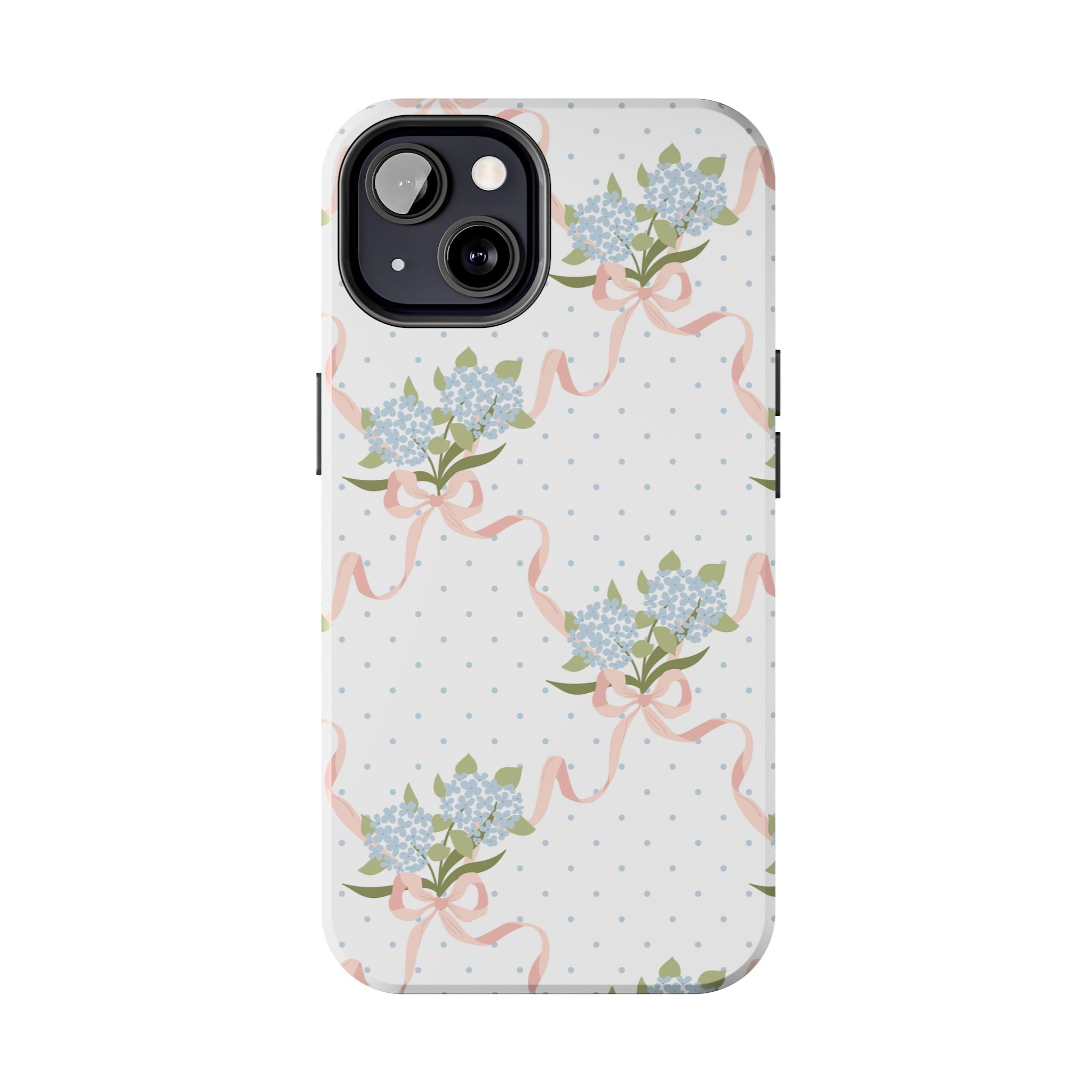 The Dot & Trellis Print — Tough iPhone Case
