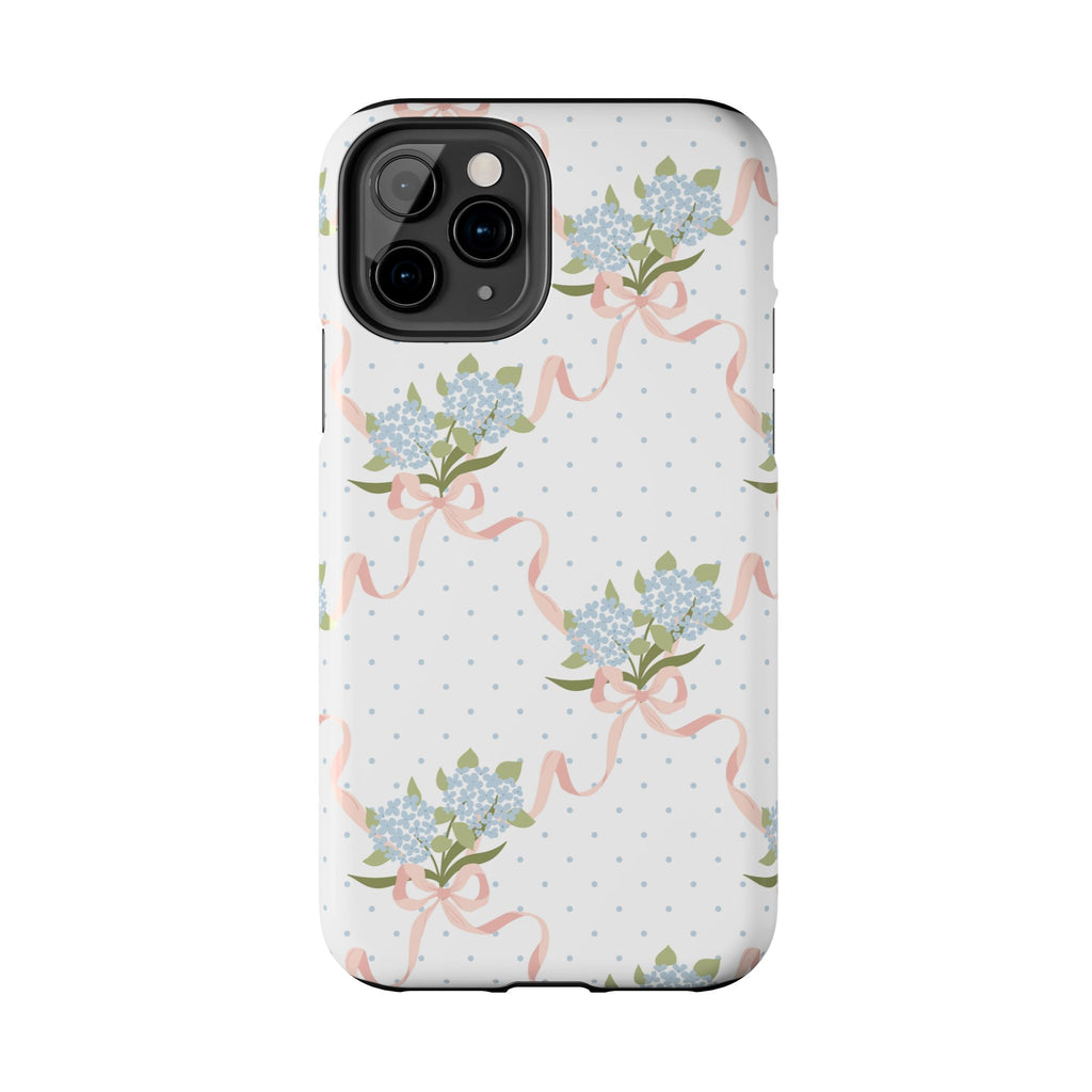The Dot & Trellis Print — Tough iPhone Case