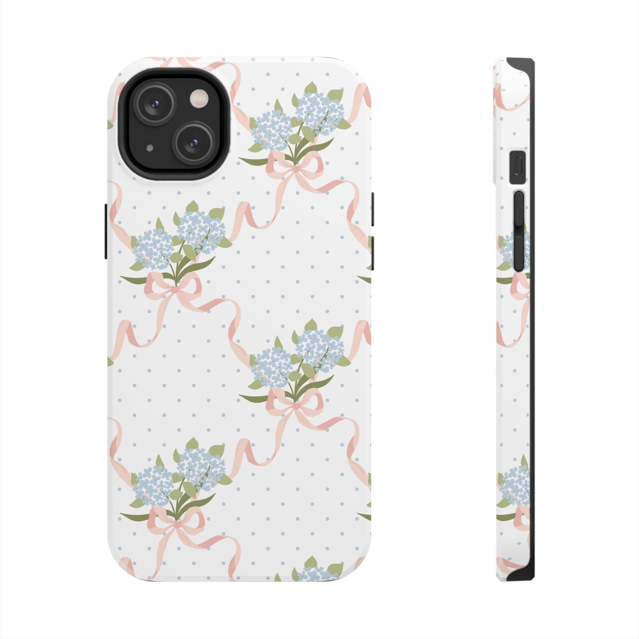 The Dot & Trellis Print — Tough iPhone Case