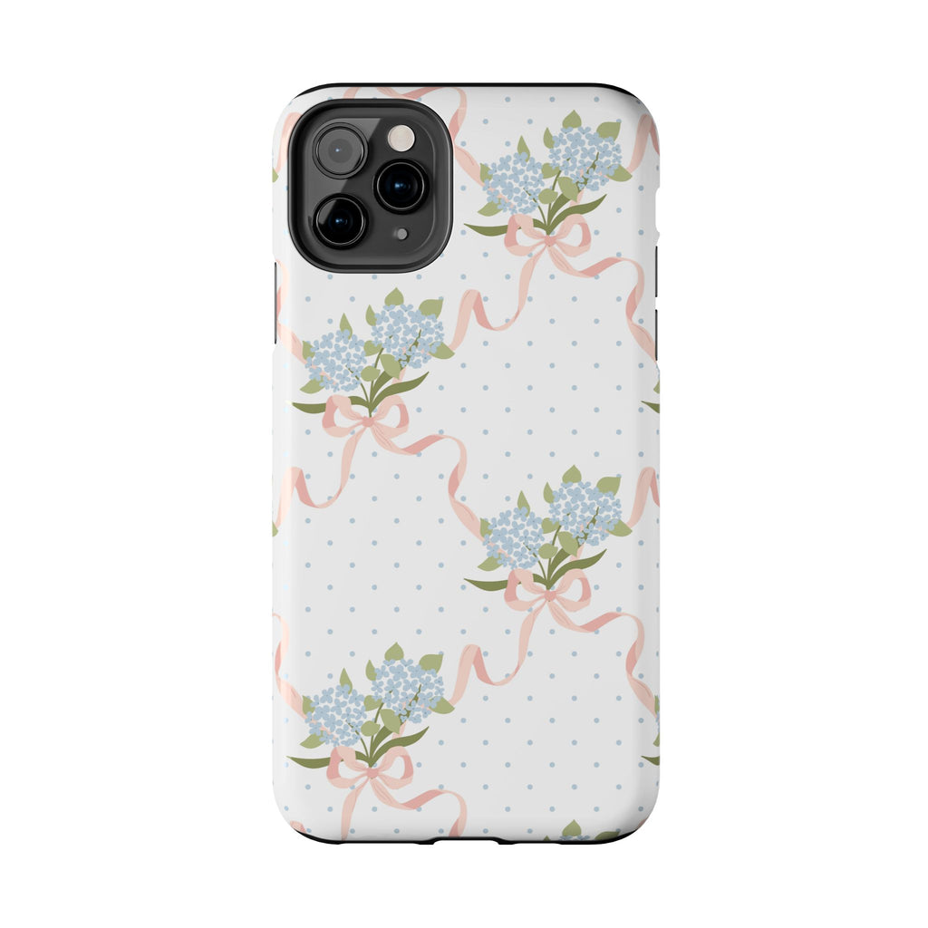 The Dot & Trellis Print — Tough iPhone Case