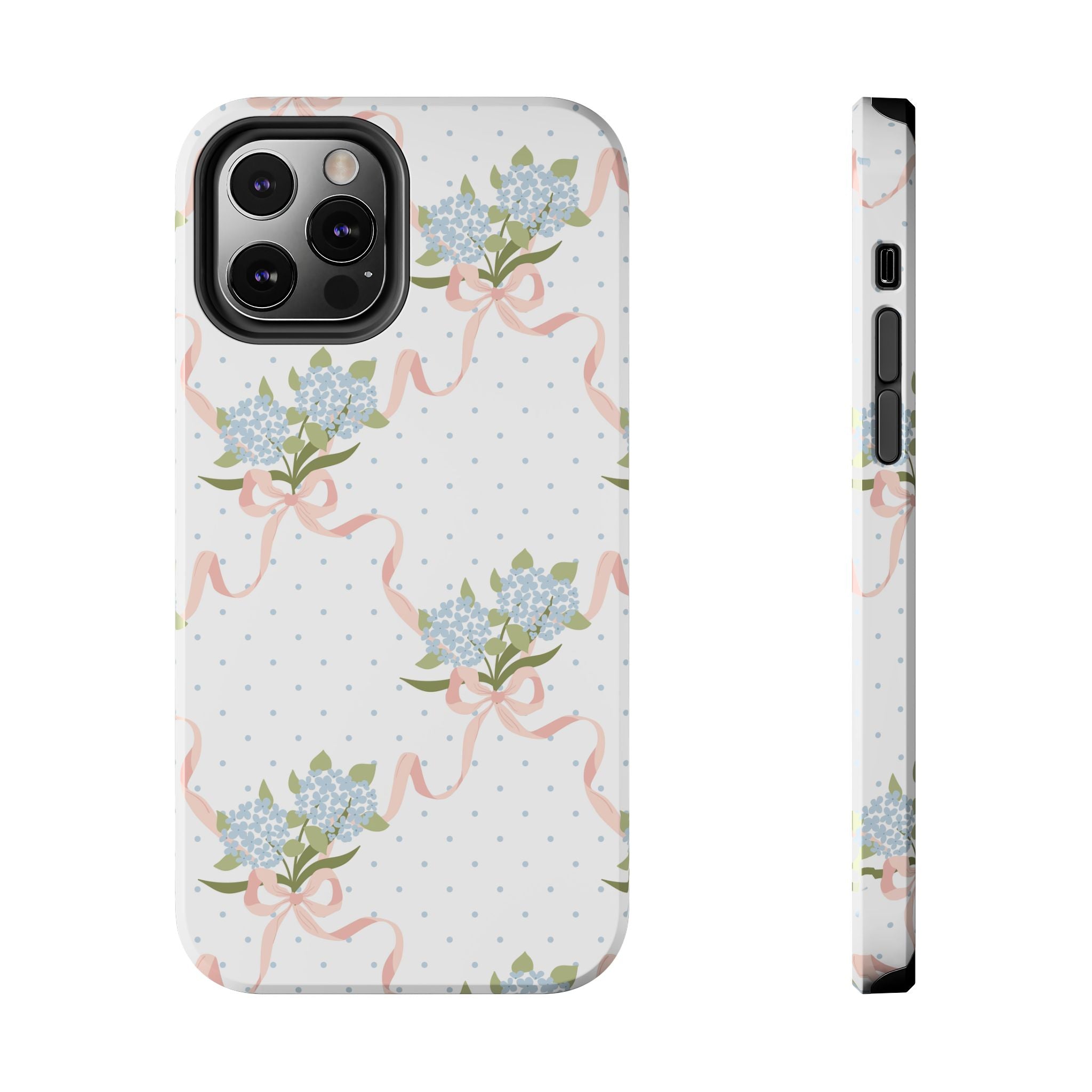 The Dot & Trellis Print — Tough iPhone Case