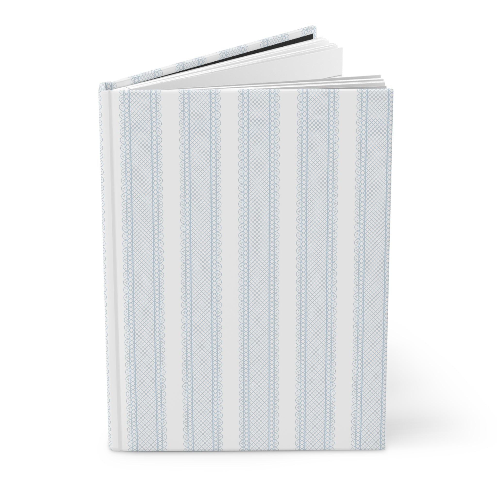 The Amelia Eyelet Stripe — Hardcover Matte Journal