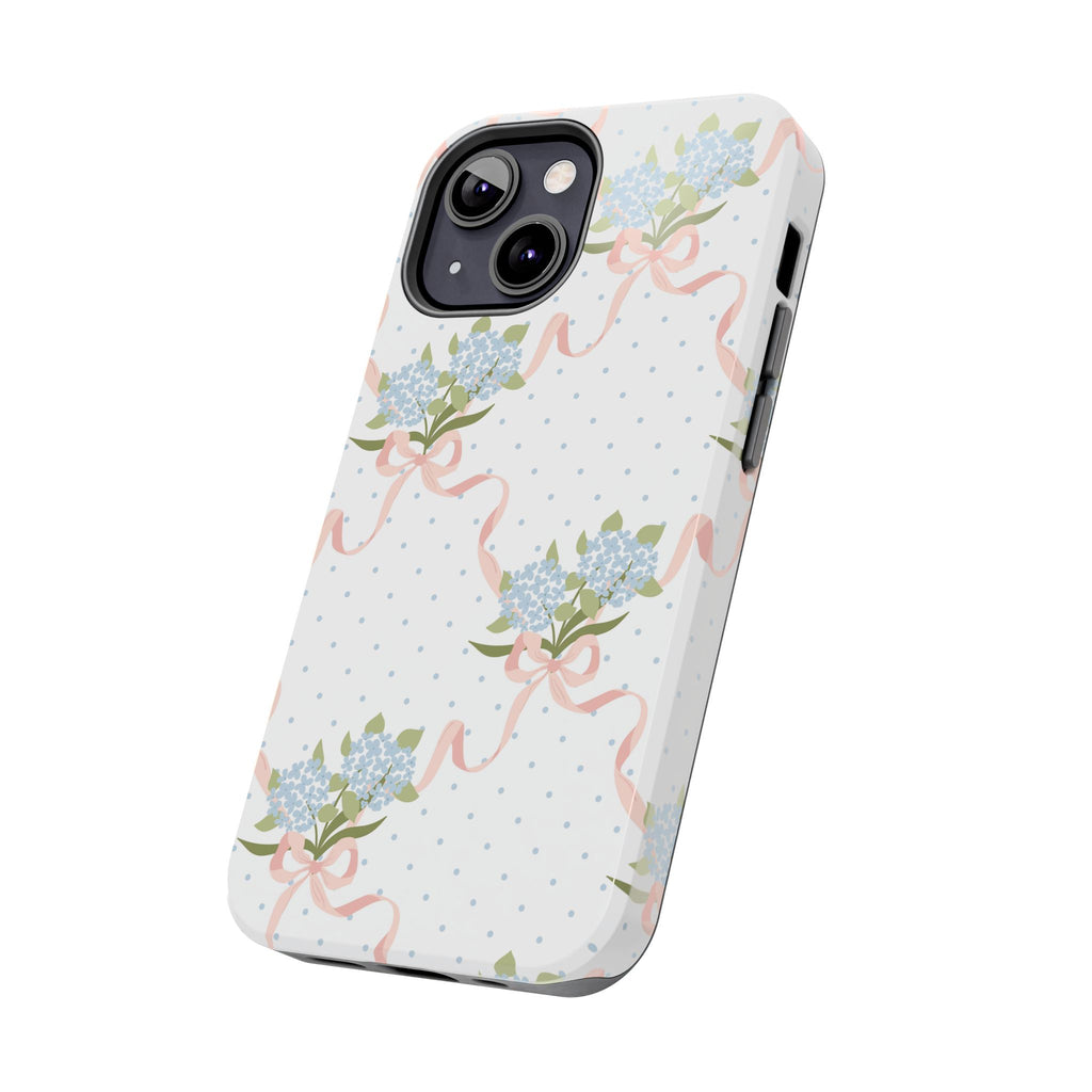 The Dot & Trellis Print — Tough iPhone Case