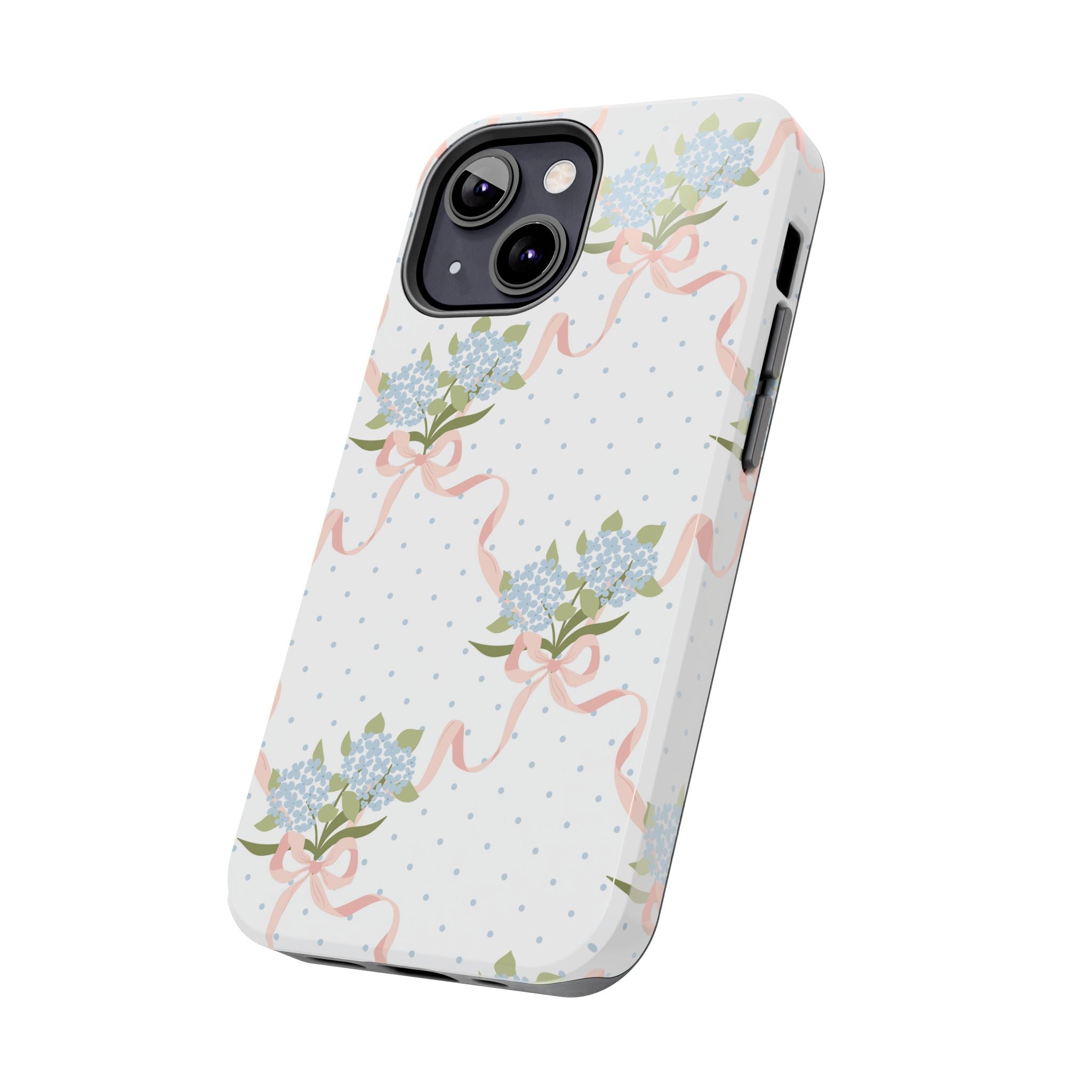 The Dot & Trellis Print — Tough iPhone Case