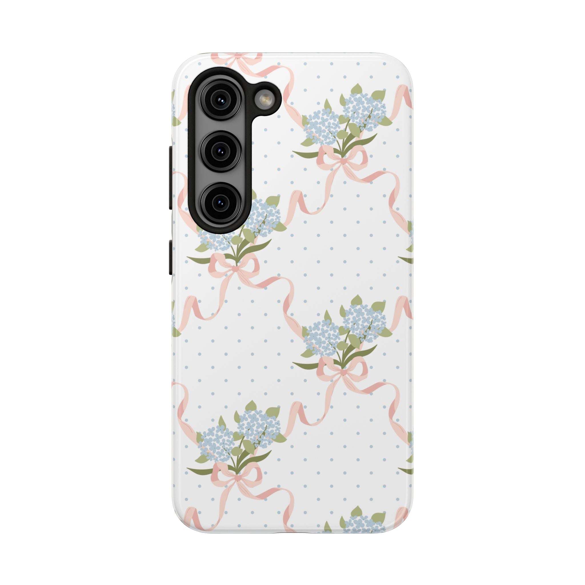 The Dot & Trellis Print — Tough iPhone Case