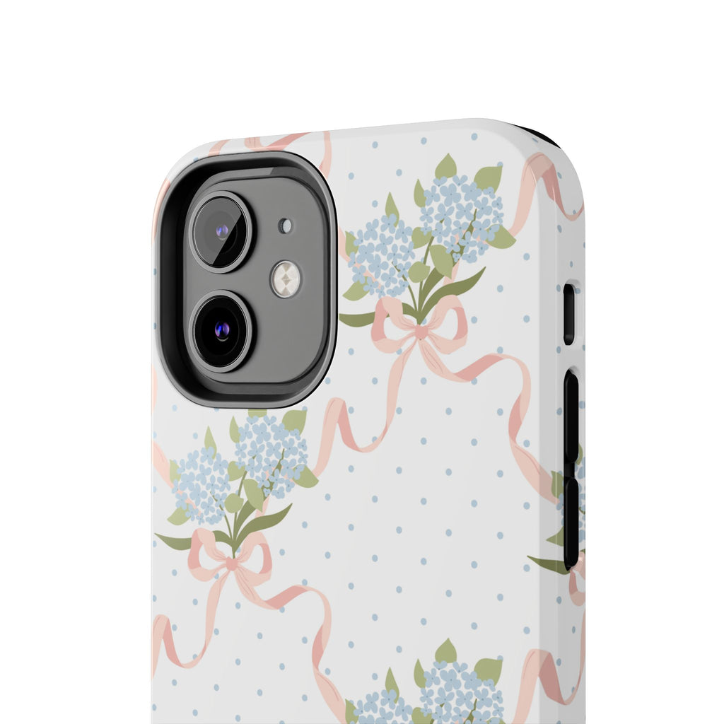 The Dot & Trellis Print — Tough iPhone Case
