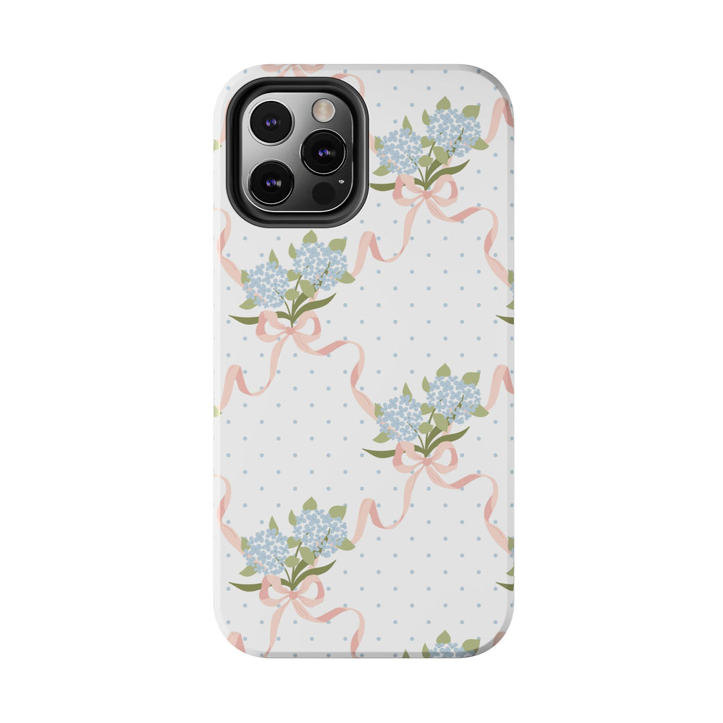 The Dot & Trellis Print — Tough iPhone Case