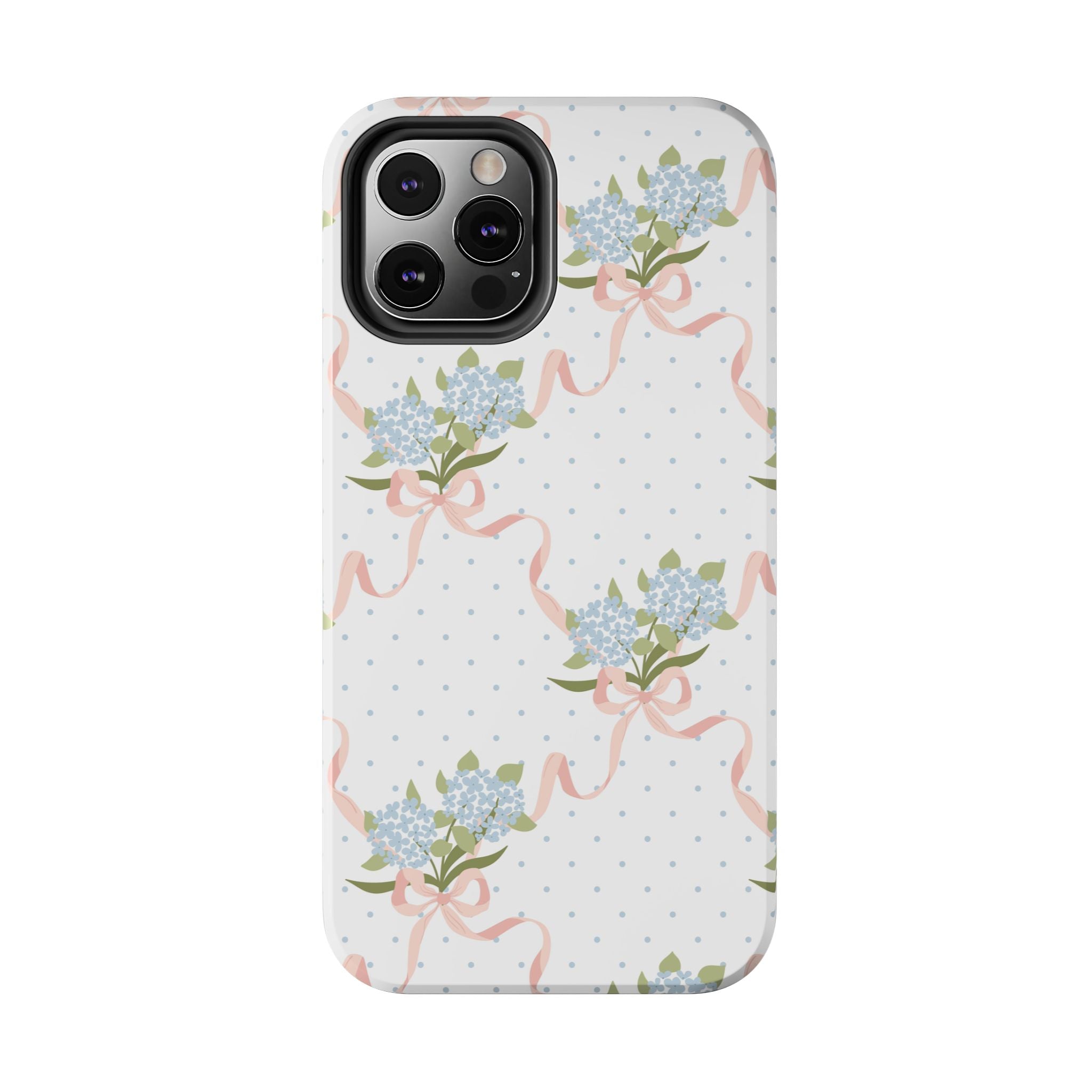 The Dot & Trellis Print — Tough iPhone Case