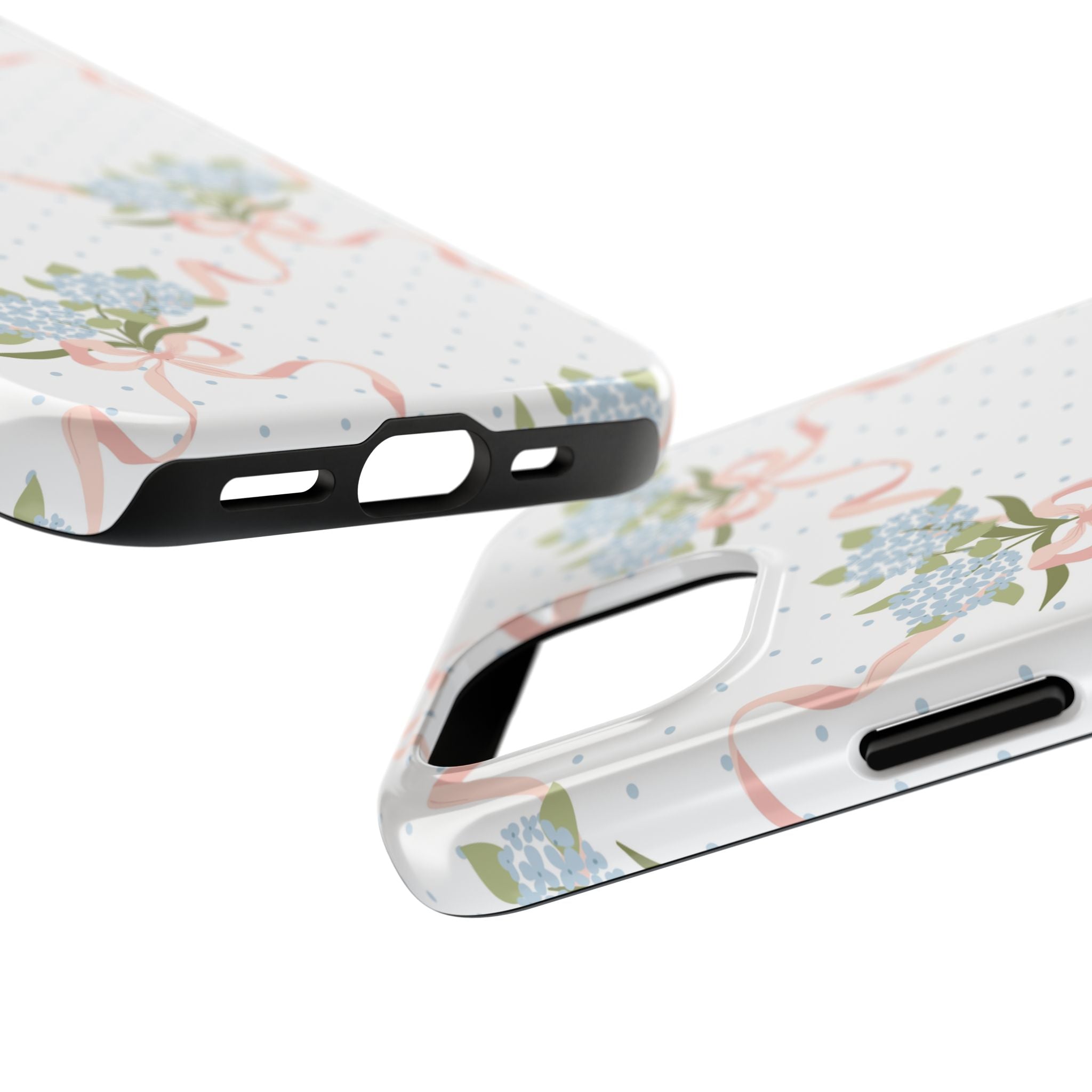 The Dot & Trellis Print — Tough iPhone Case