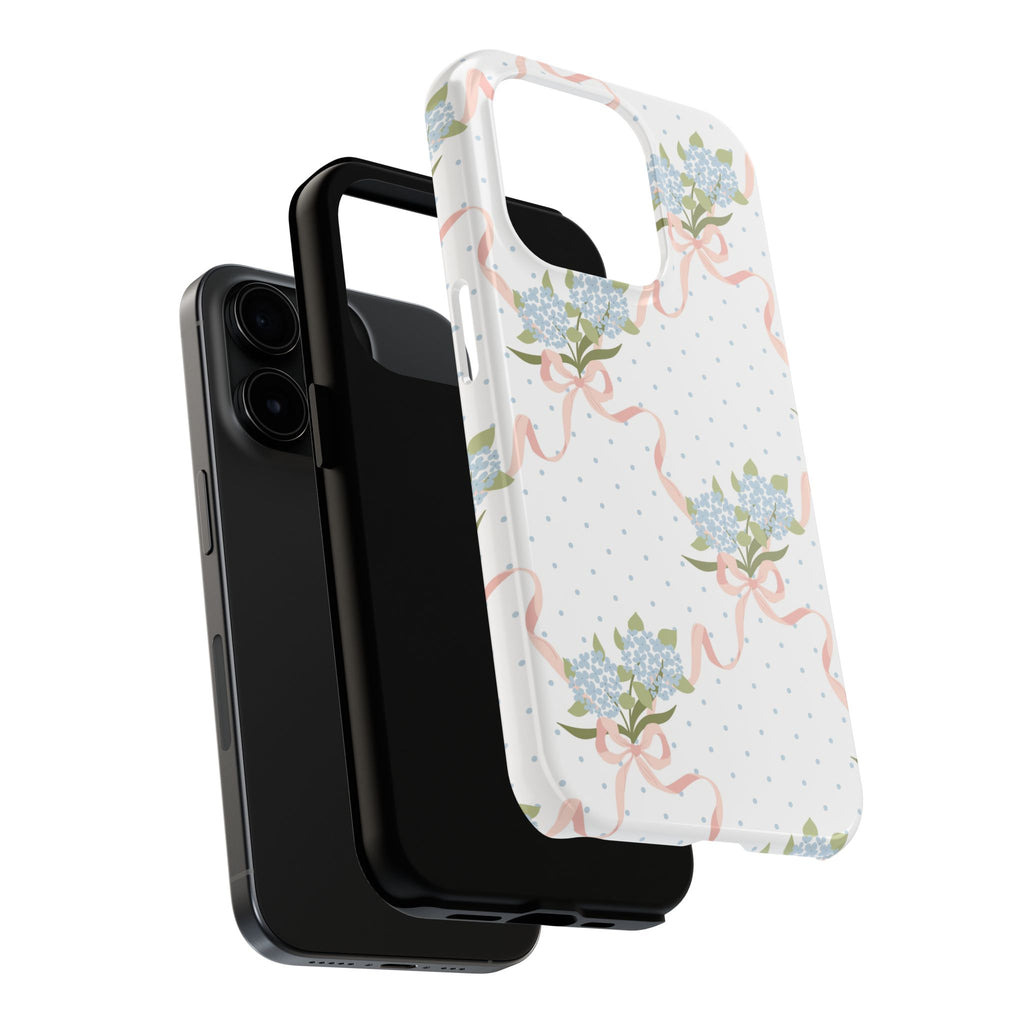 The Dot & Trellis Print — Tough iPhone Case