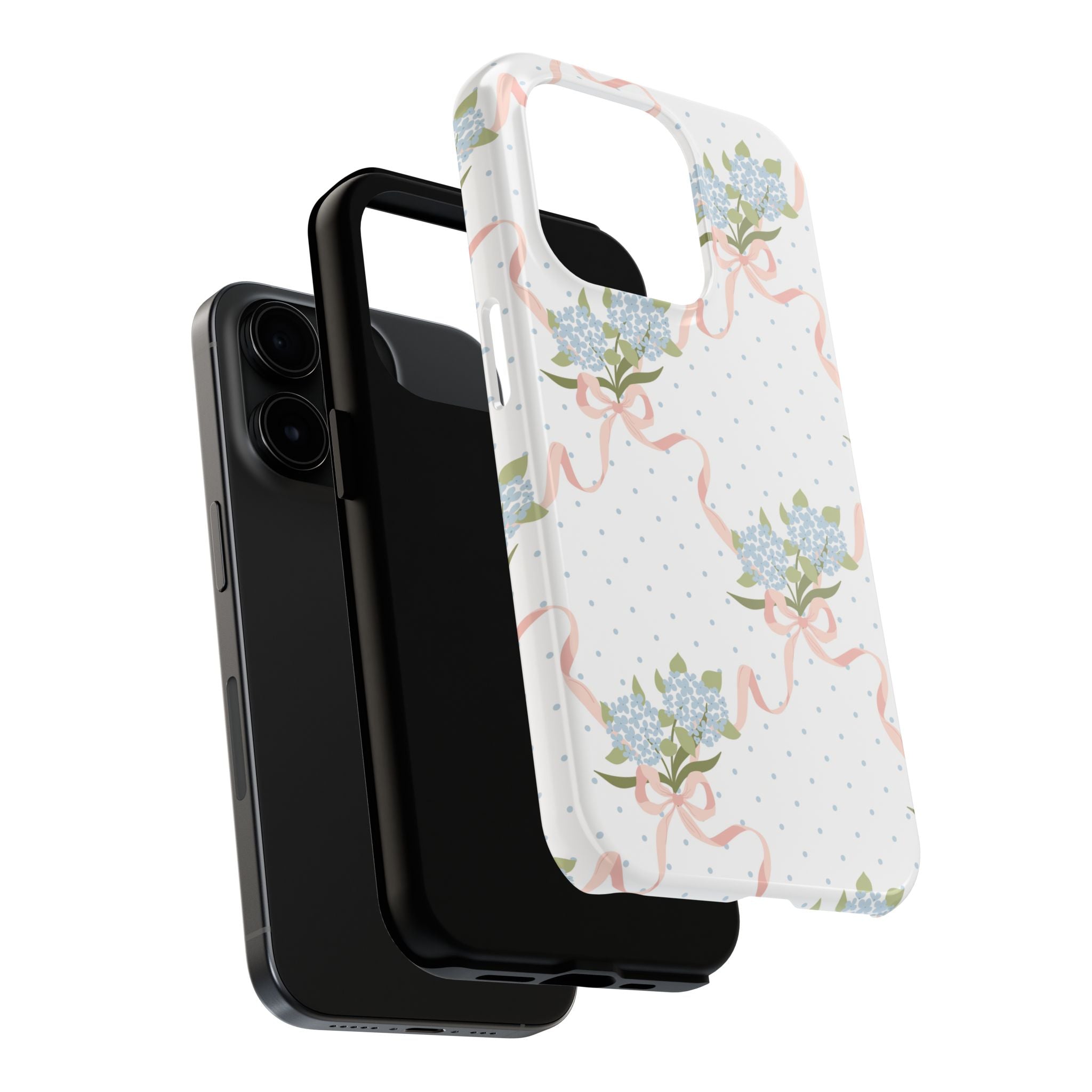 The Dot & Trellis Print — Tough iPhone Case