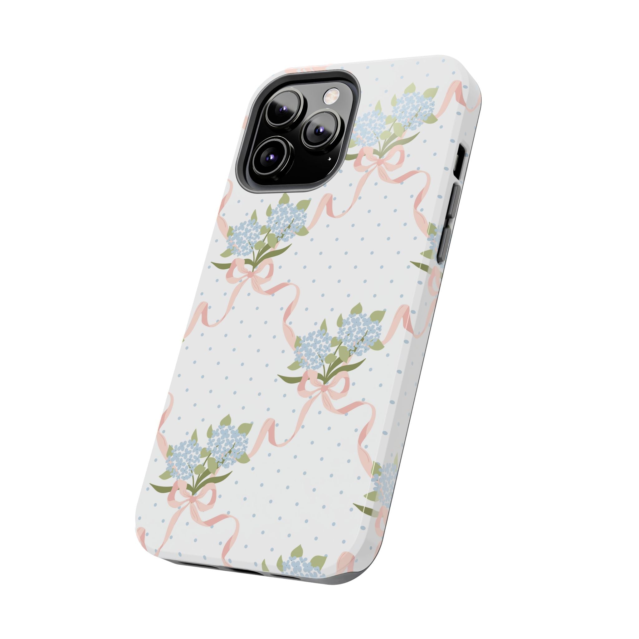 The Dot & Trellis Print — Tough iPhone Case