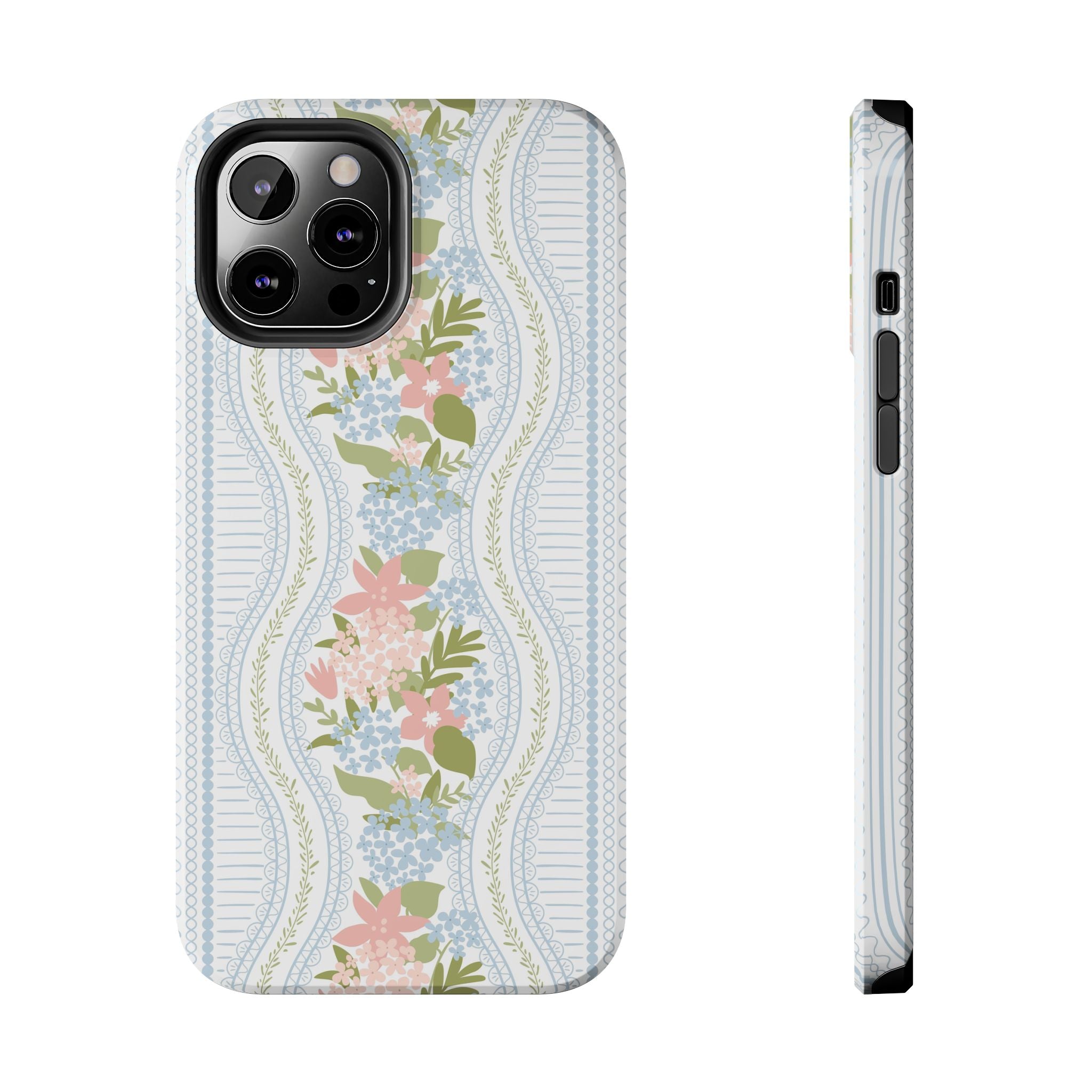 The Beatrice Botanical Stripe — Tough iPhone Case