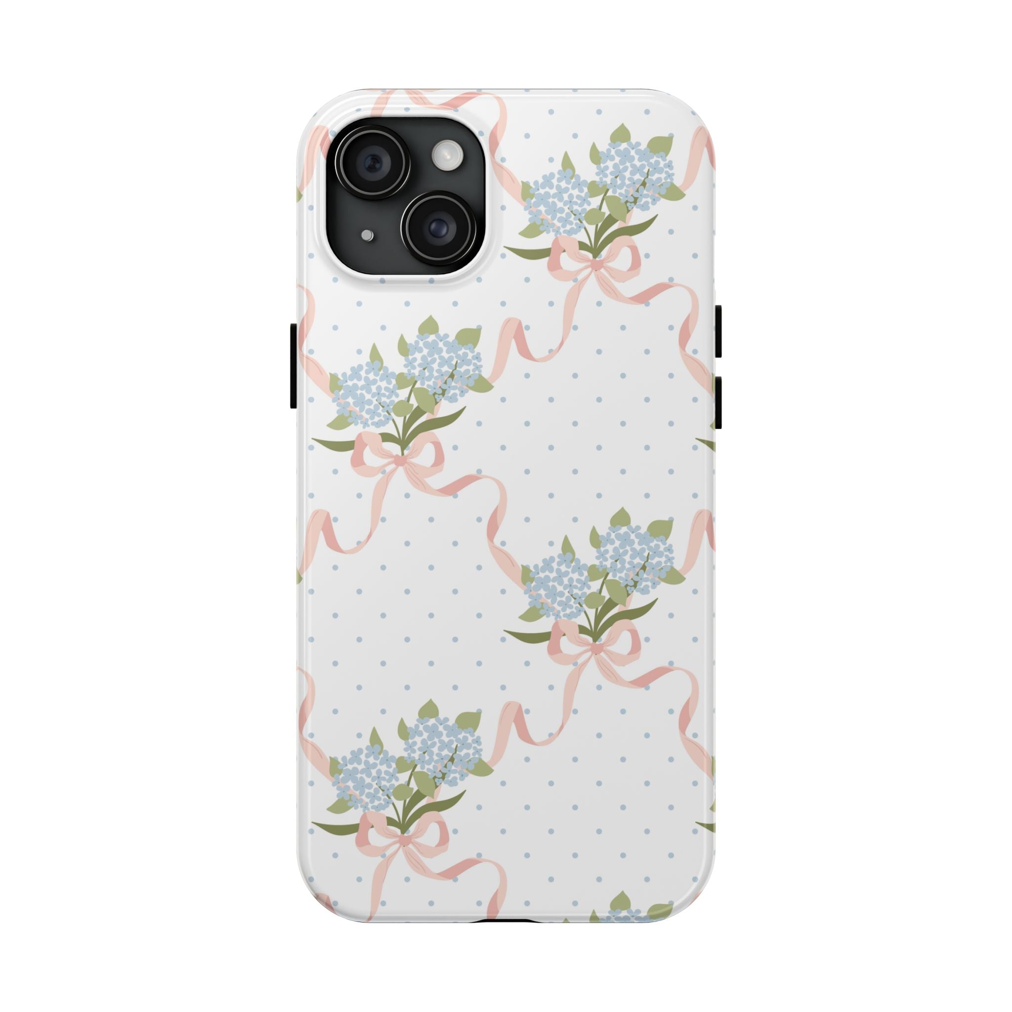 The Dot & Trellis Print — Tough iPhone Case