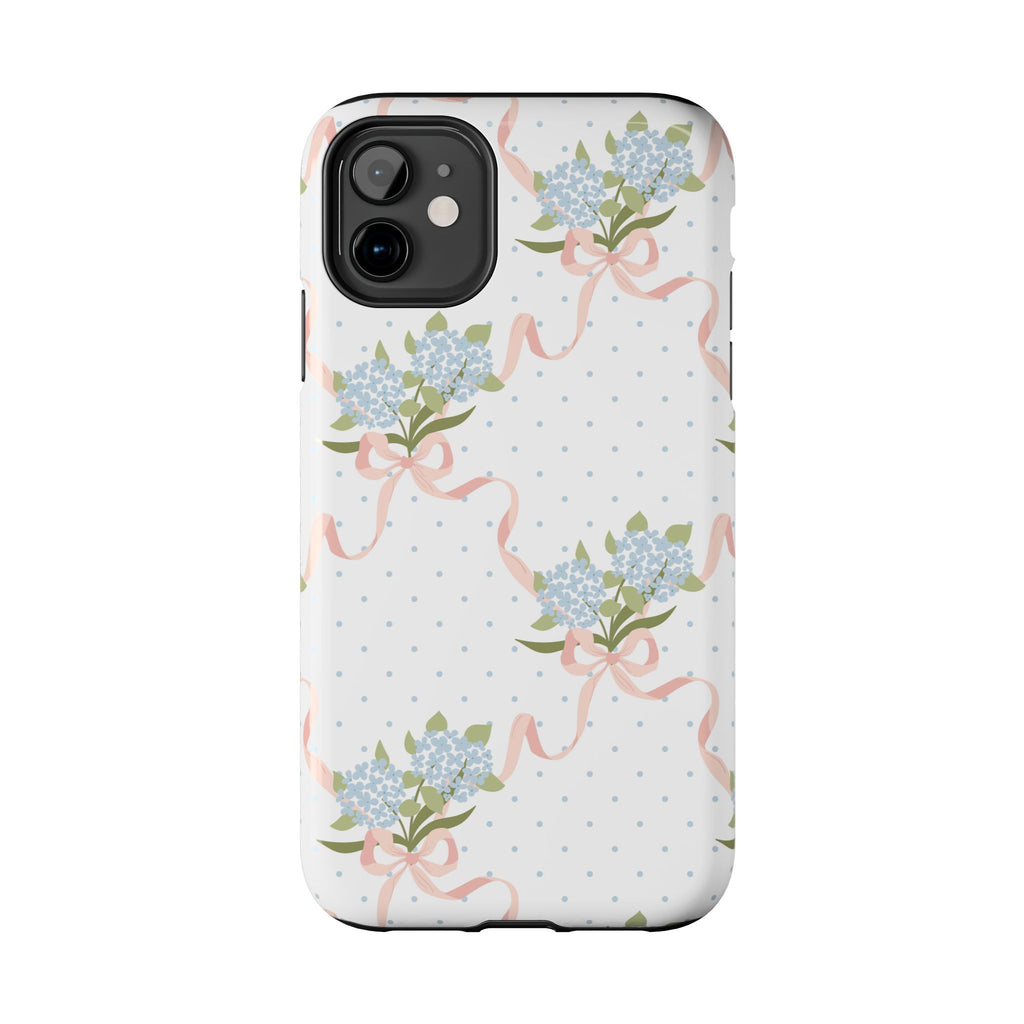 The Dot & Trellis Print — Tough iPhone Case