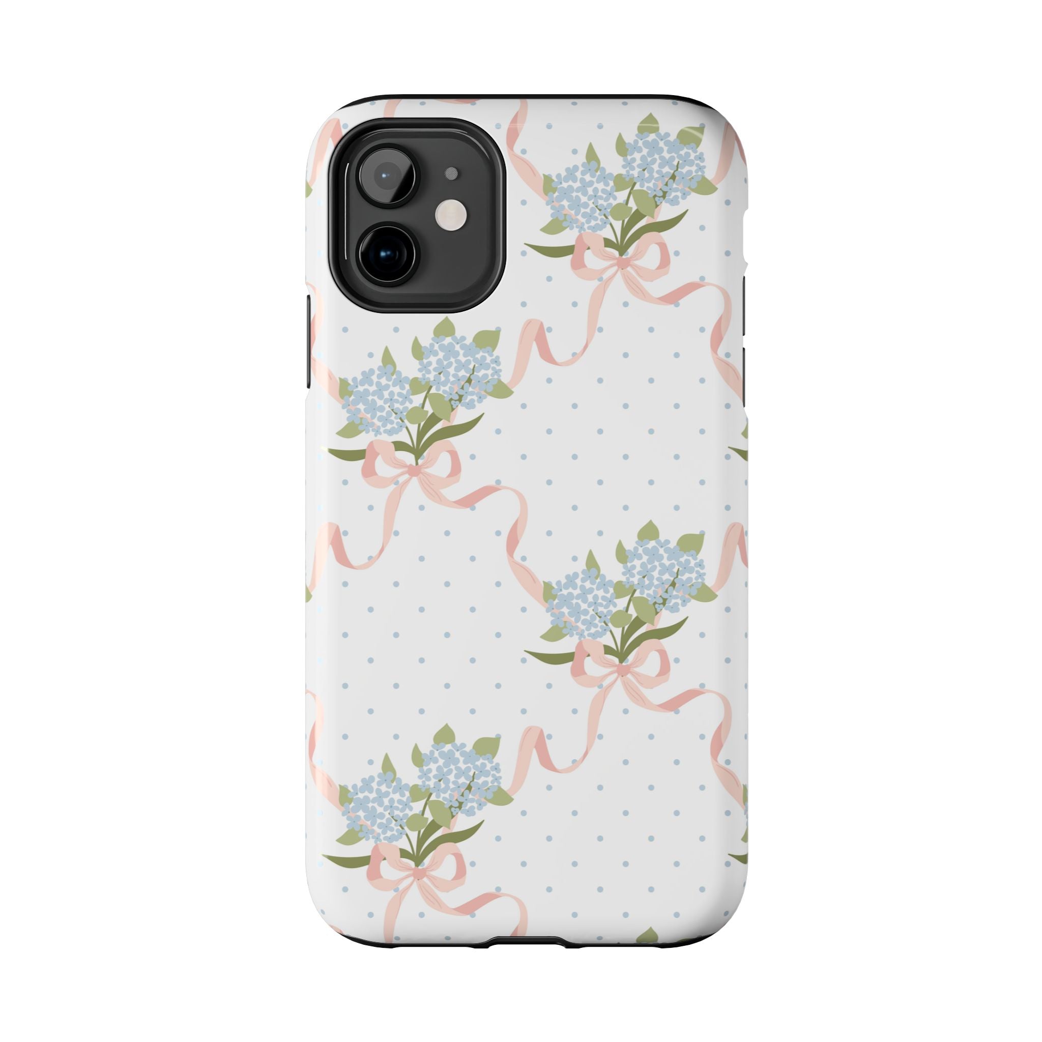 The Dot & Trellis Print — Tough iPhone Case