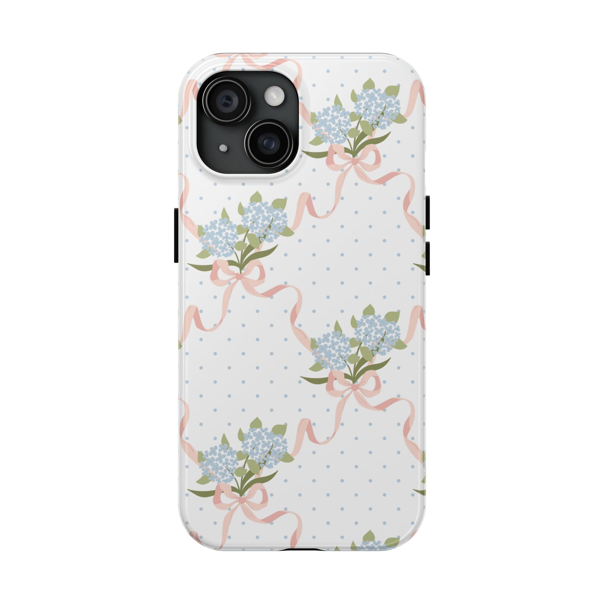 The Dot & Trellis Print — Tough iPhone Case