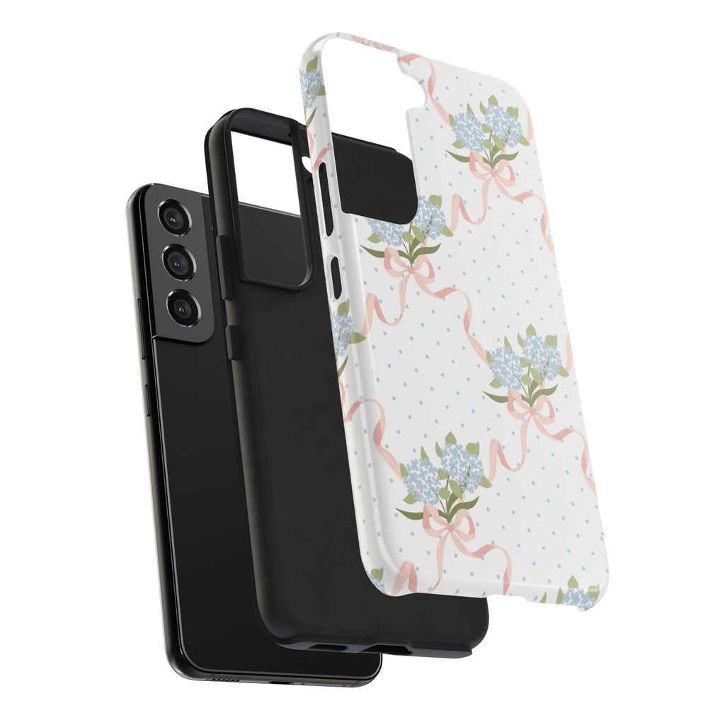 The Dot & Trellis Print — Tough iPhone Case