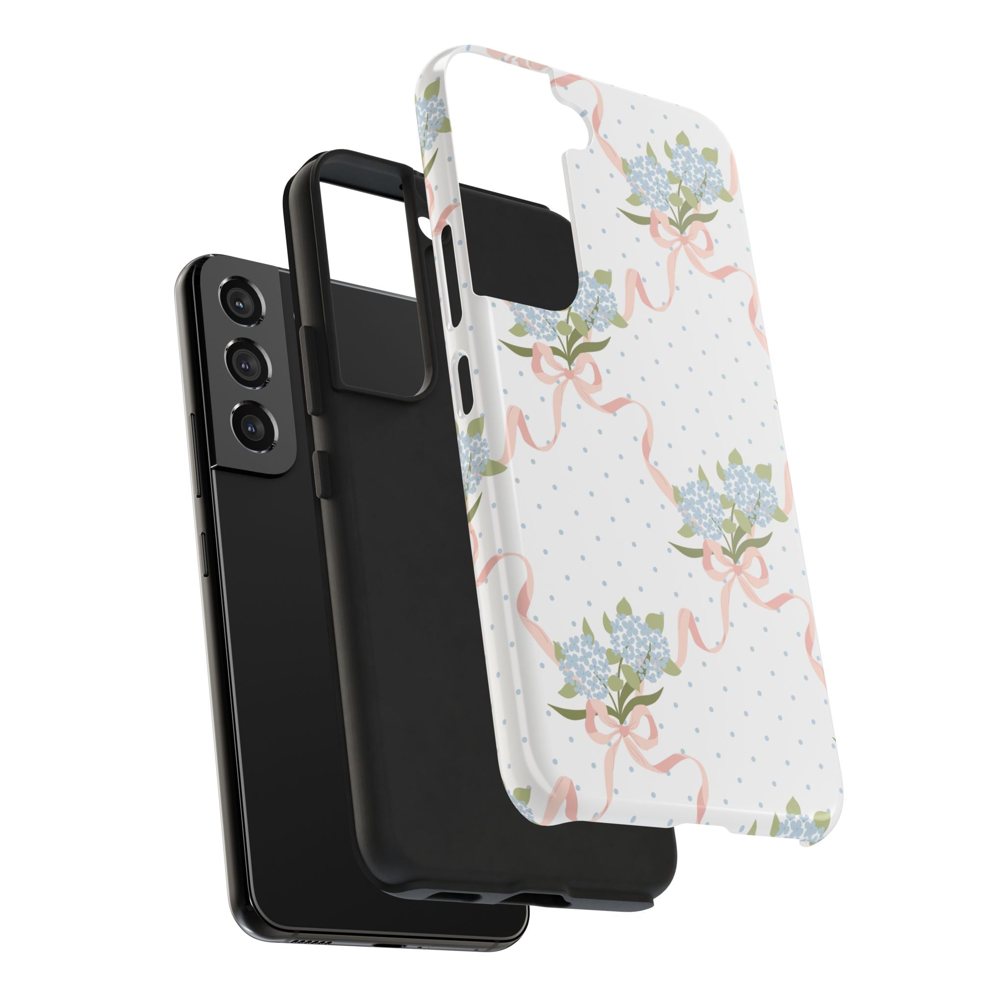 The Dot & Trellis Print — Tough iPhone Case