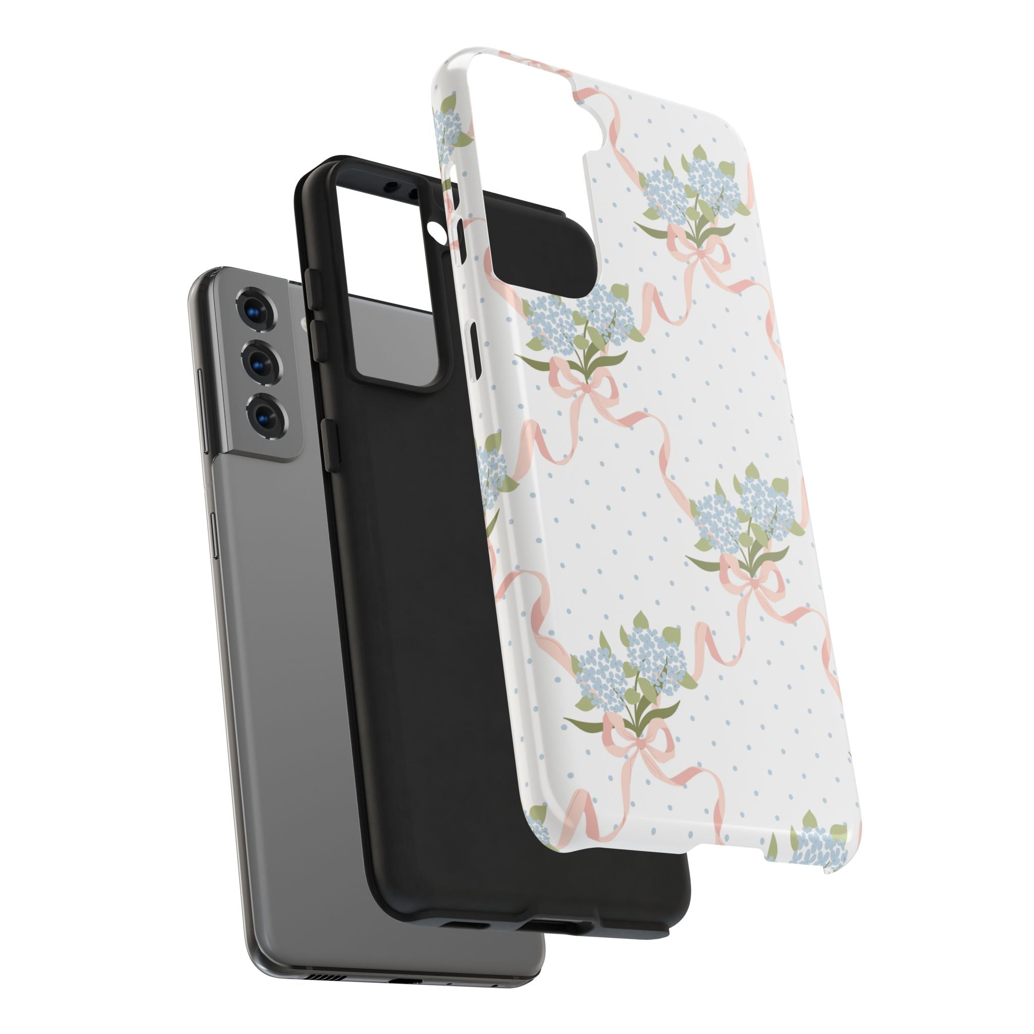 The Dot & Trellis Print — Tough iPhone Case