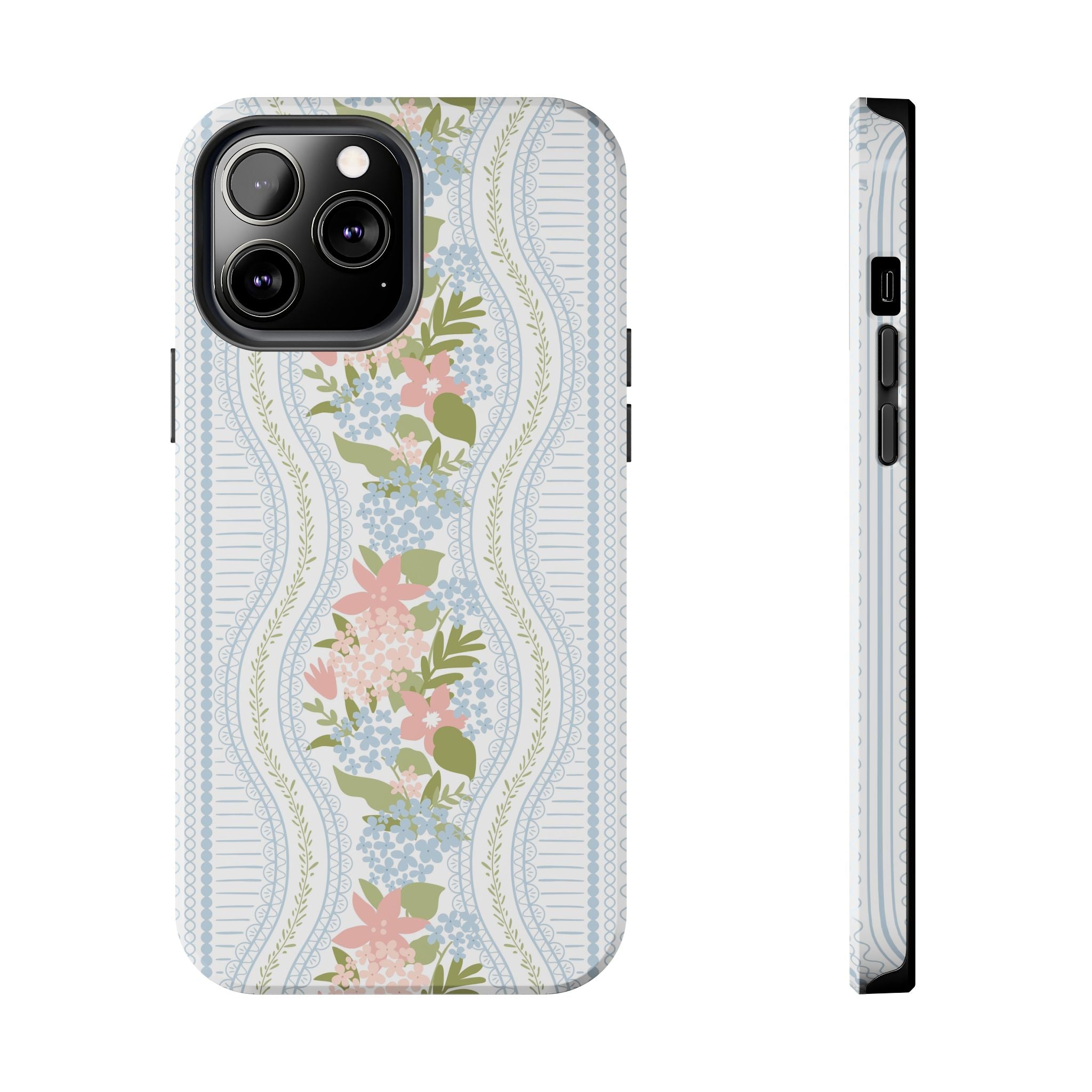 The Beatrice Botanical Stripe — Tough iPhone Case