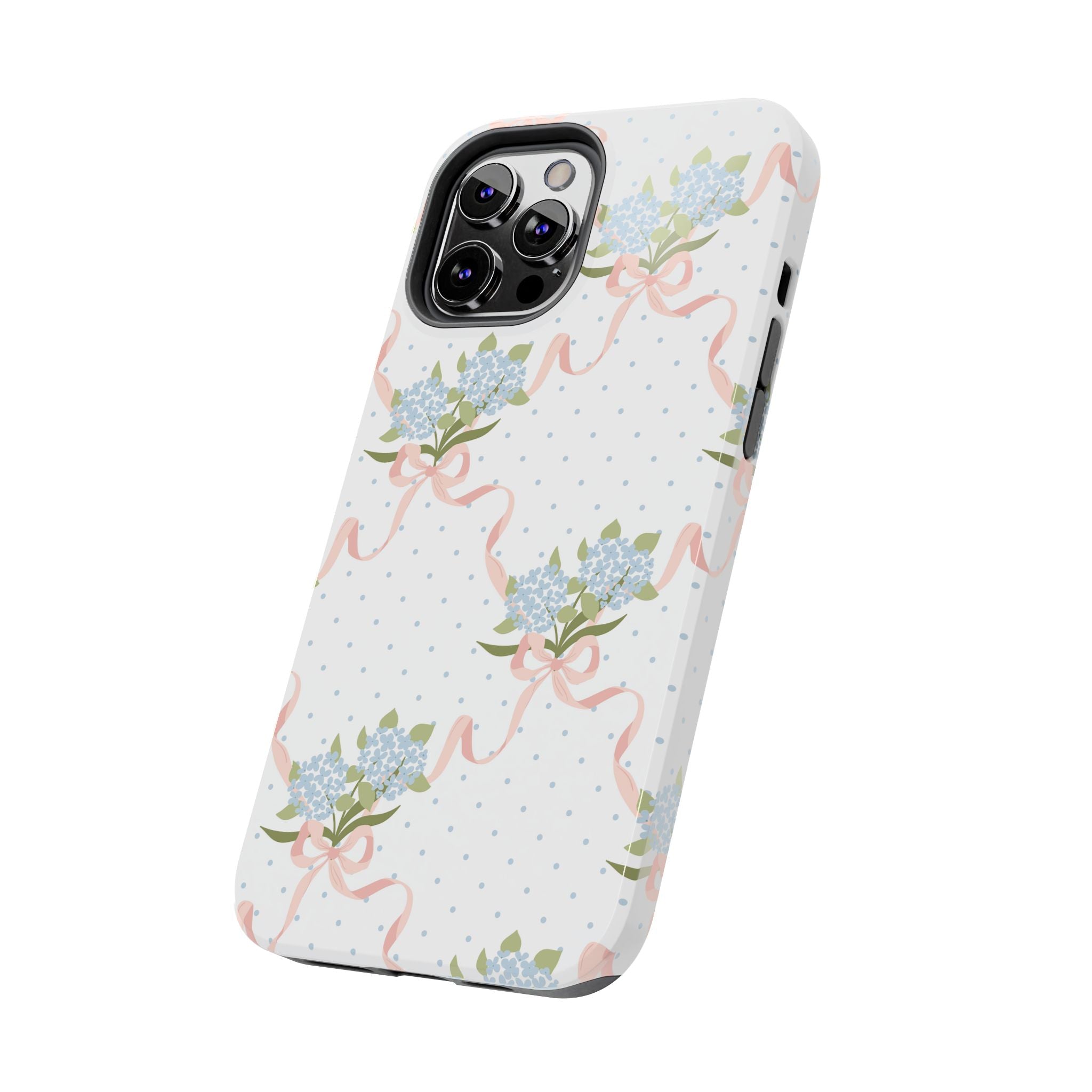 The Dot & Trellis Print — Tough iPhone Case
