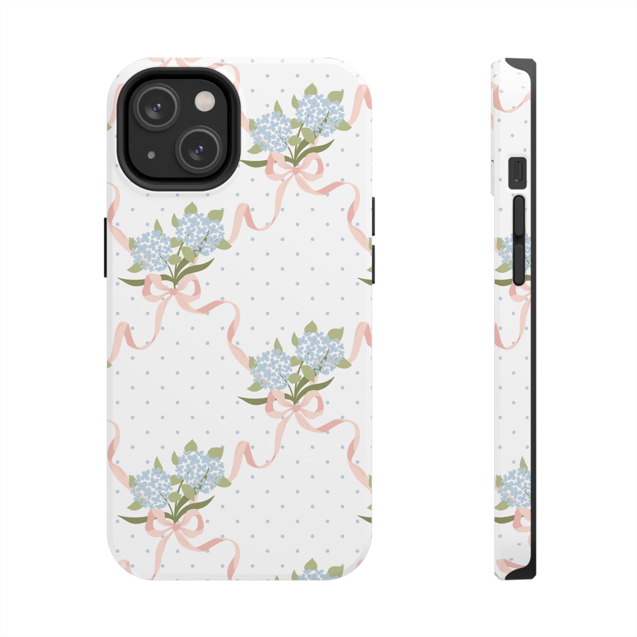 The Dot & Trellis Print — Tough iPhone Case
