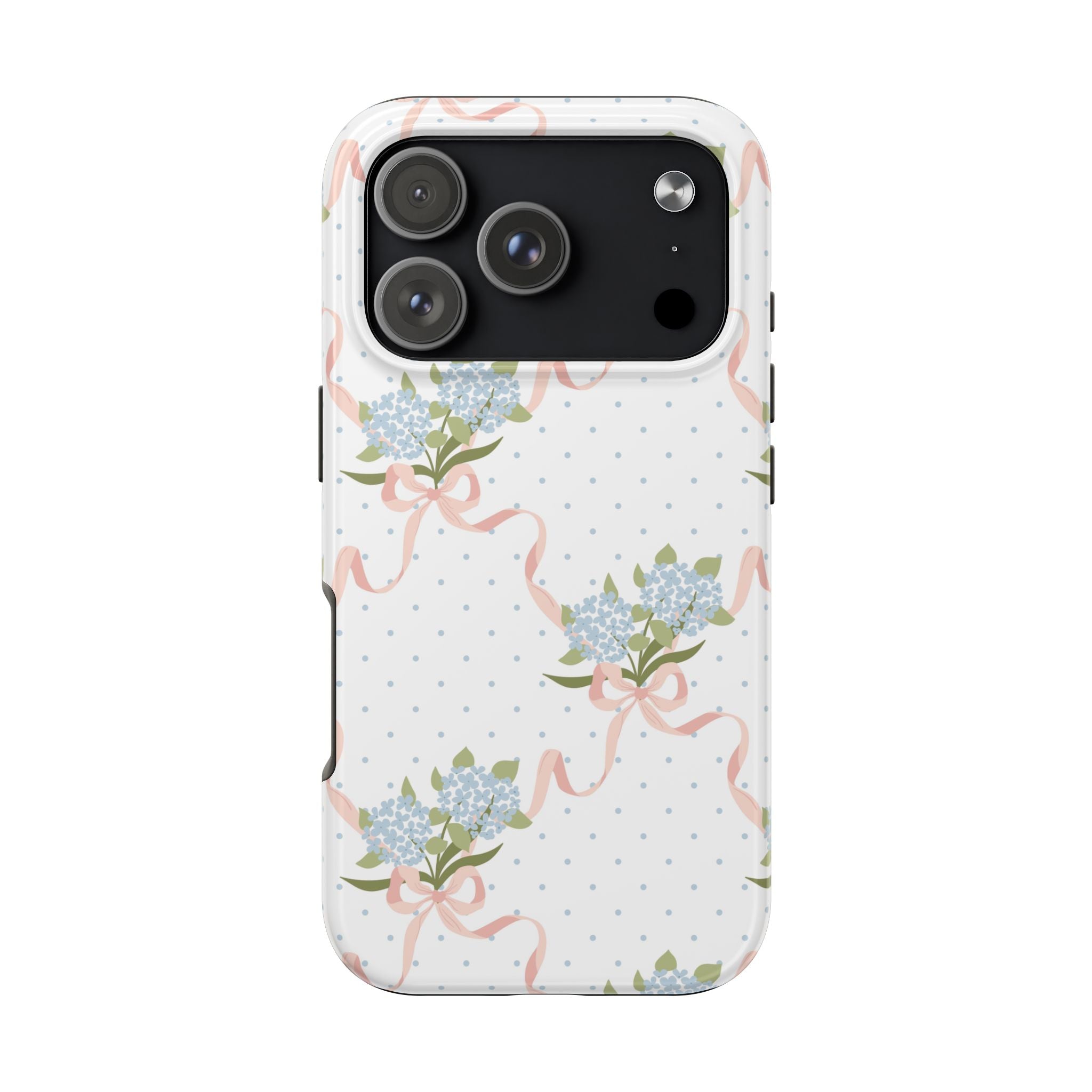 The Dot & Trellis Print — Tough iPhone Case