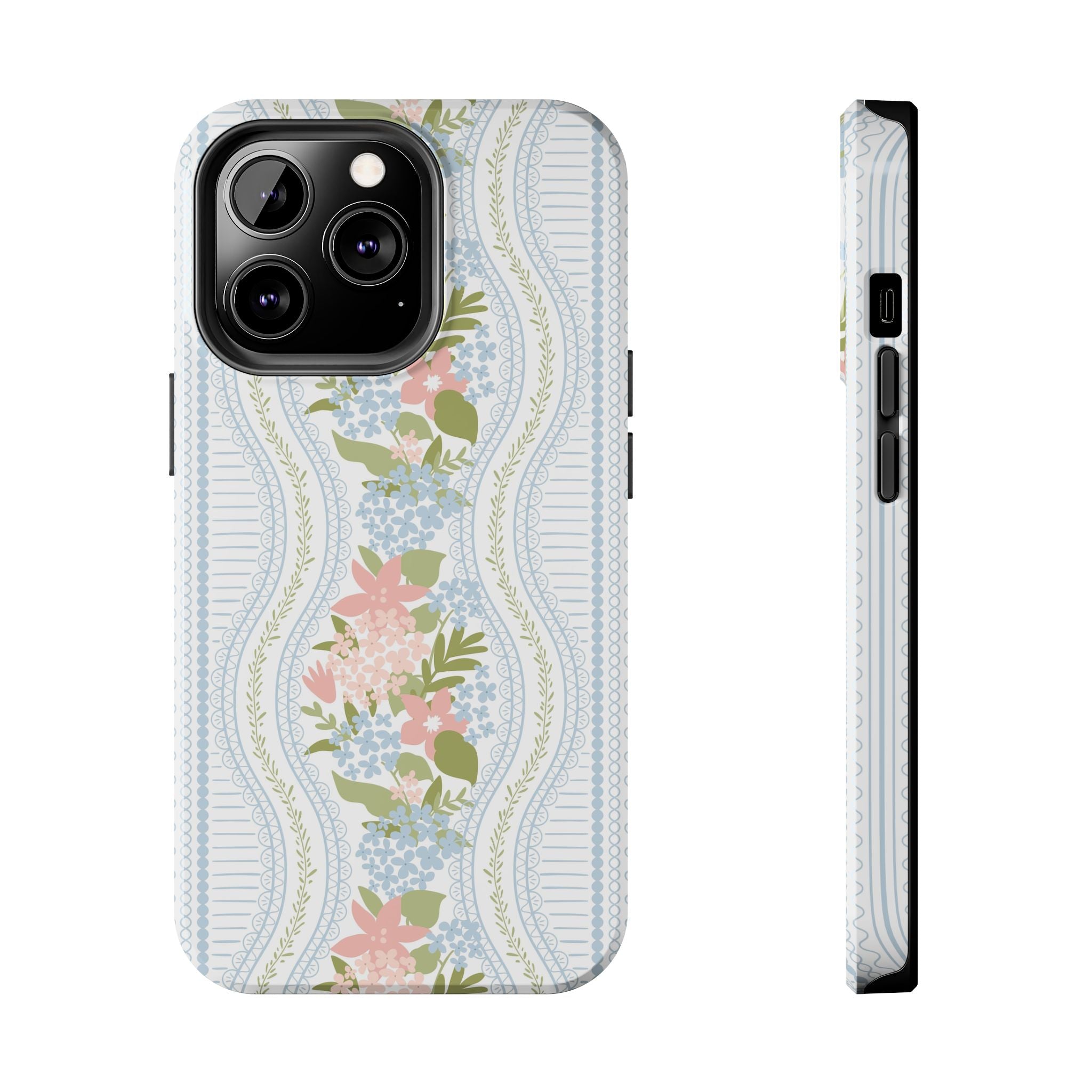 The Beatrice Botanical Stripe — Tough iPhone Case